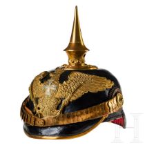 A helmet for Prussian Line Grenadier Reserve Officers, with plate