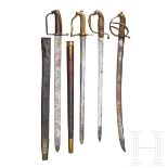 A group of four German/Austrian swords