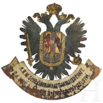 Wandschild einer "K.K. Oberstaatsanwaltschaft", um 1900