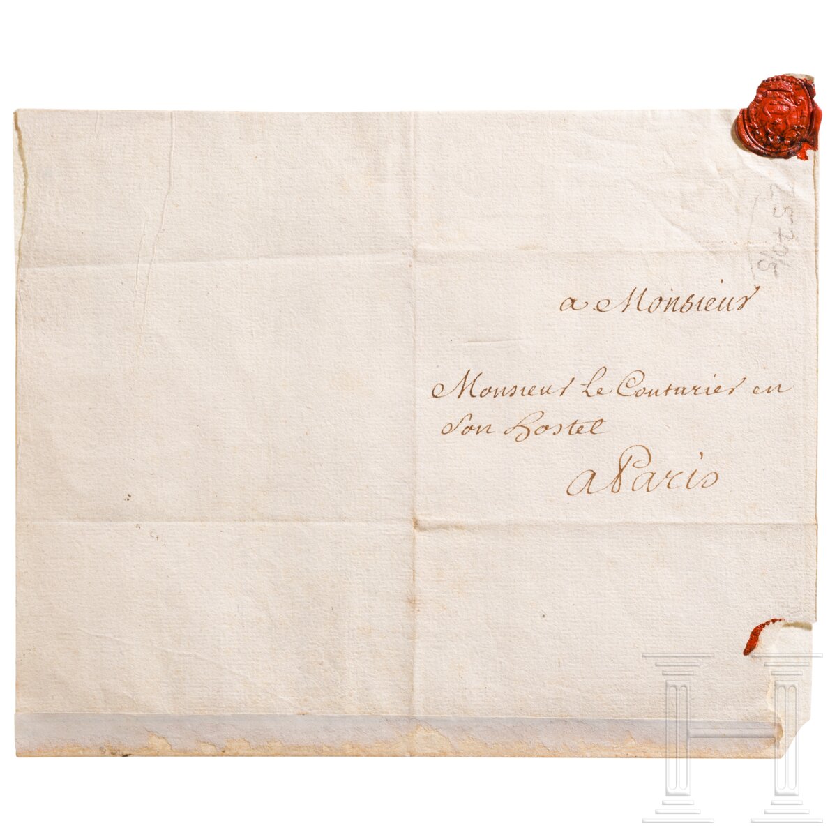 Scharfrichter Charles Sanson - Brief vom 30.1.1720 - Image 2 of 3