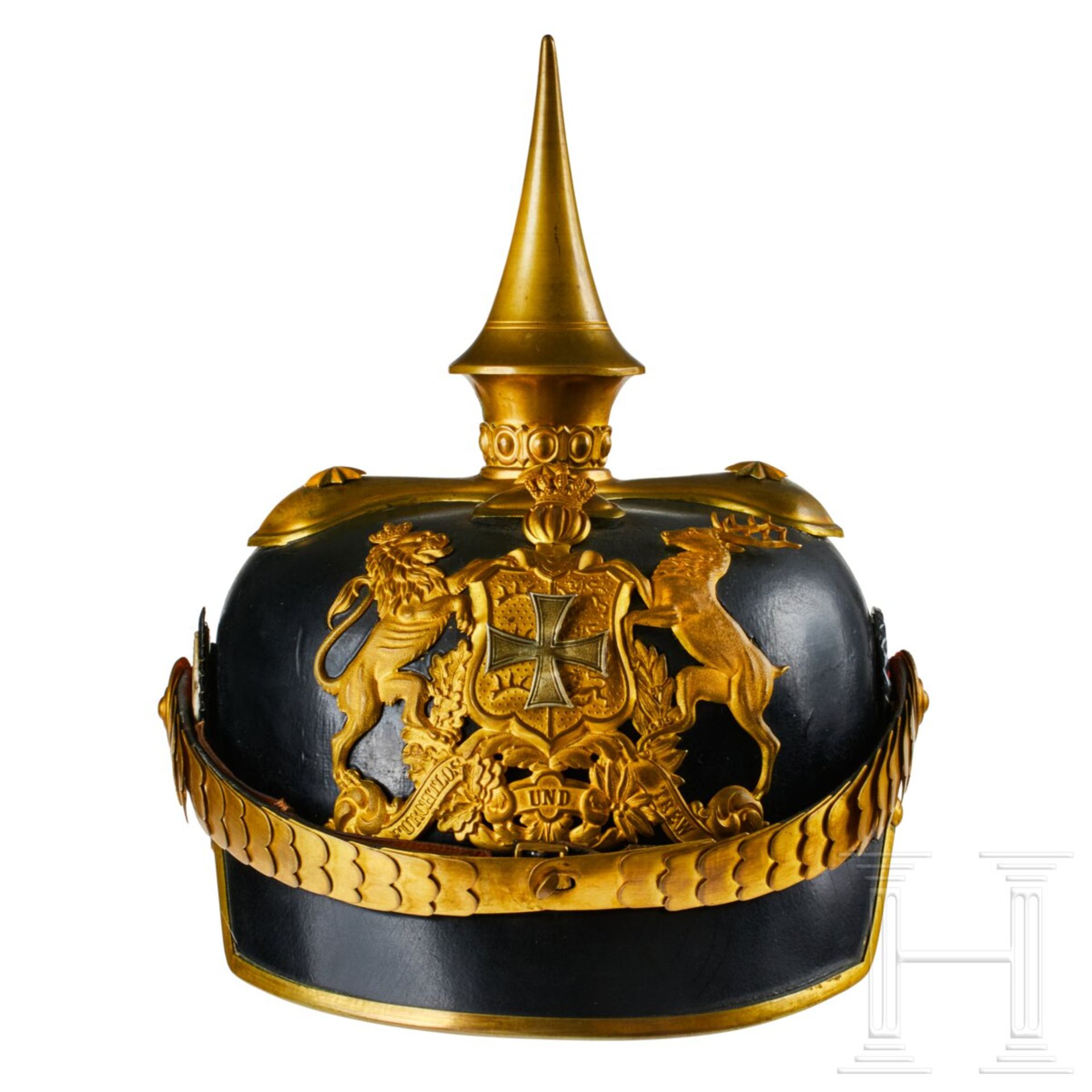 A helmet for IR 122 Württemberg Reserve Officers - Image 2 of 11