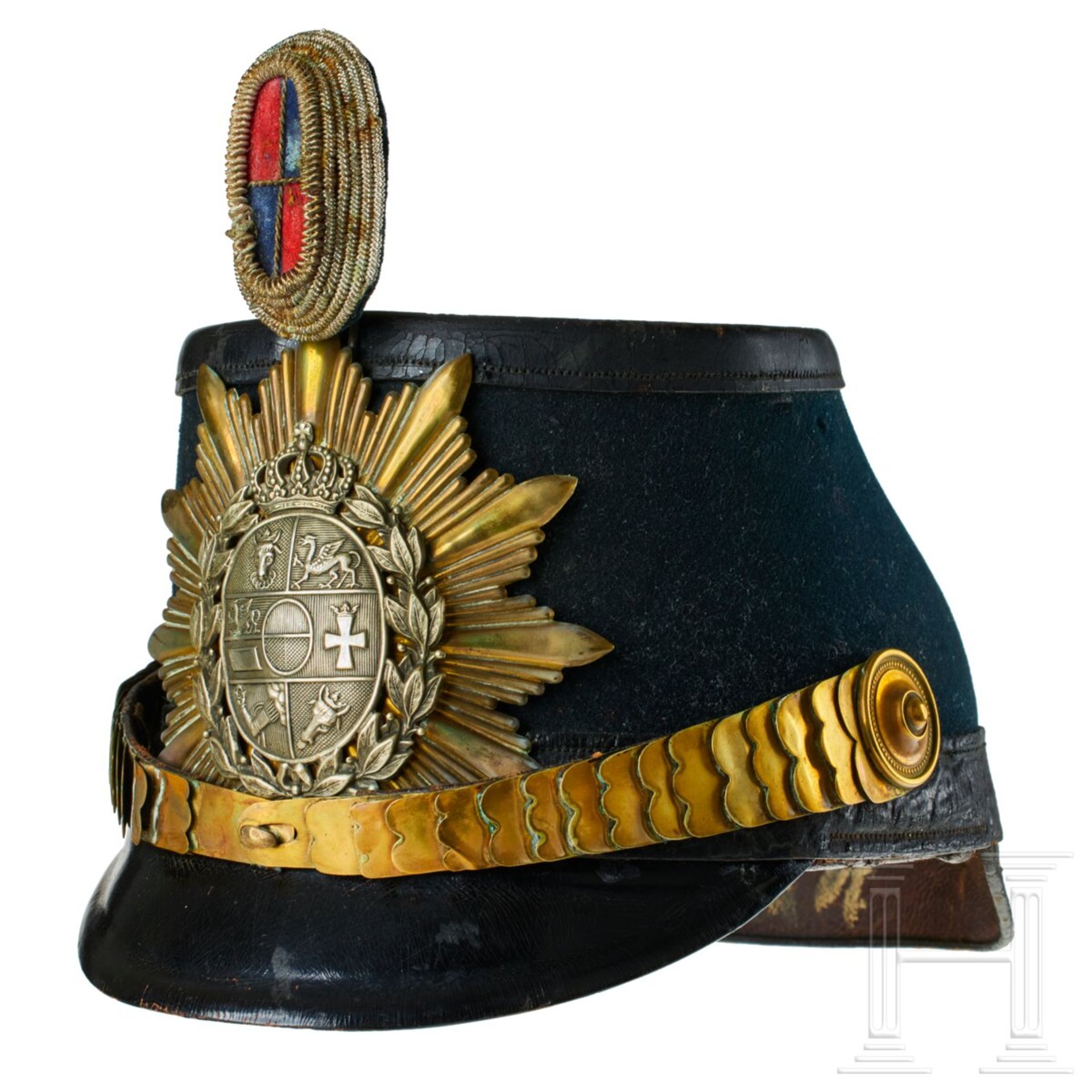 A shako for Mecklenburg Jaeger Battalion 14 Officers