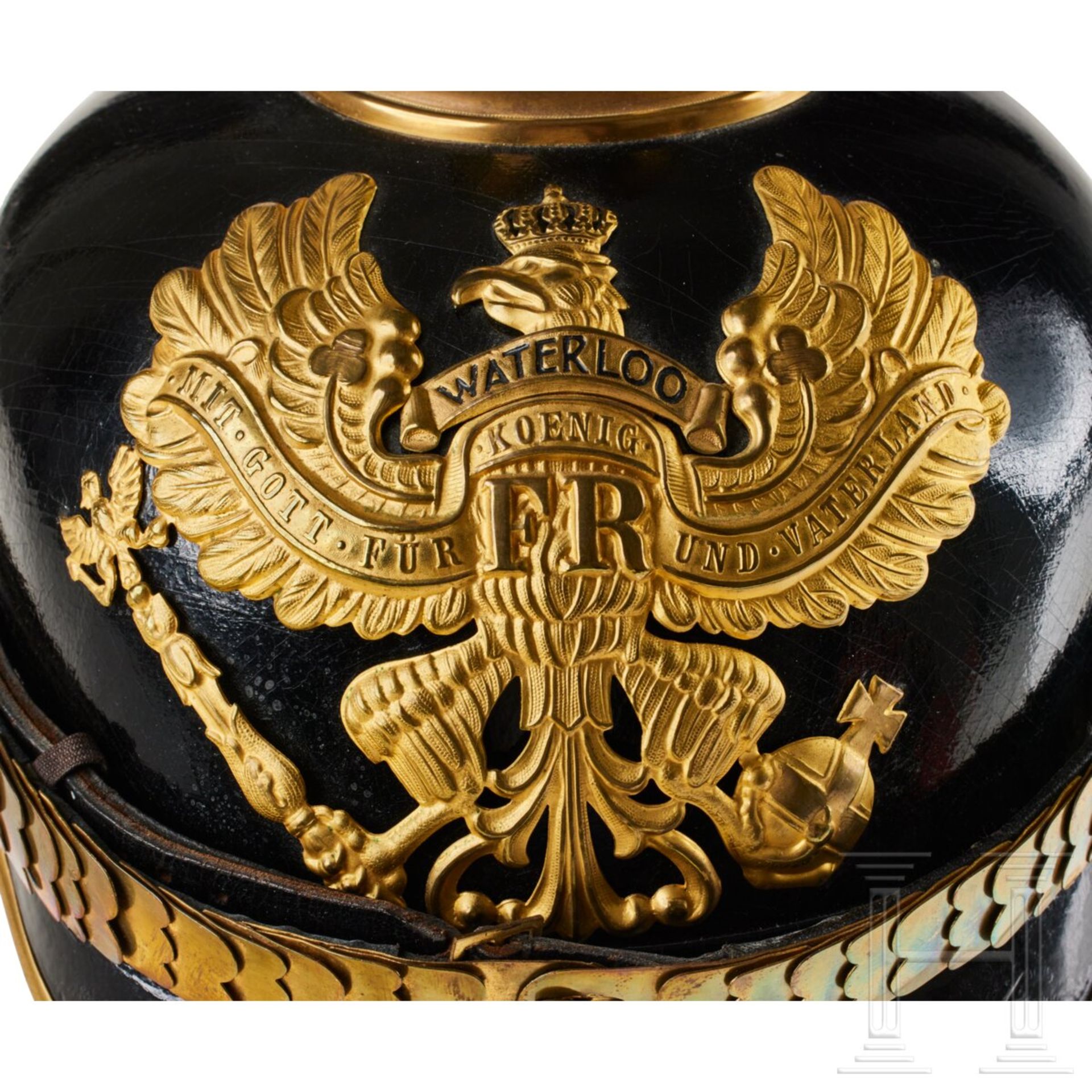 A helmet for Prussian IR 78 Officers - Image 3 of 9