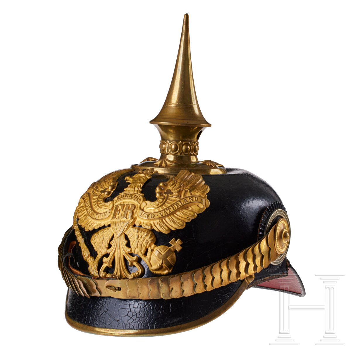 A Prussian Infantry Officer's Visor Hat