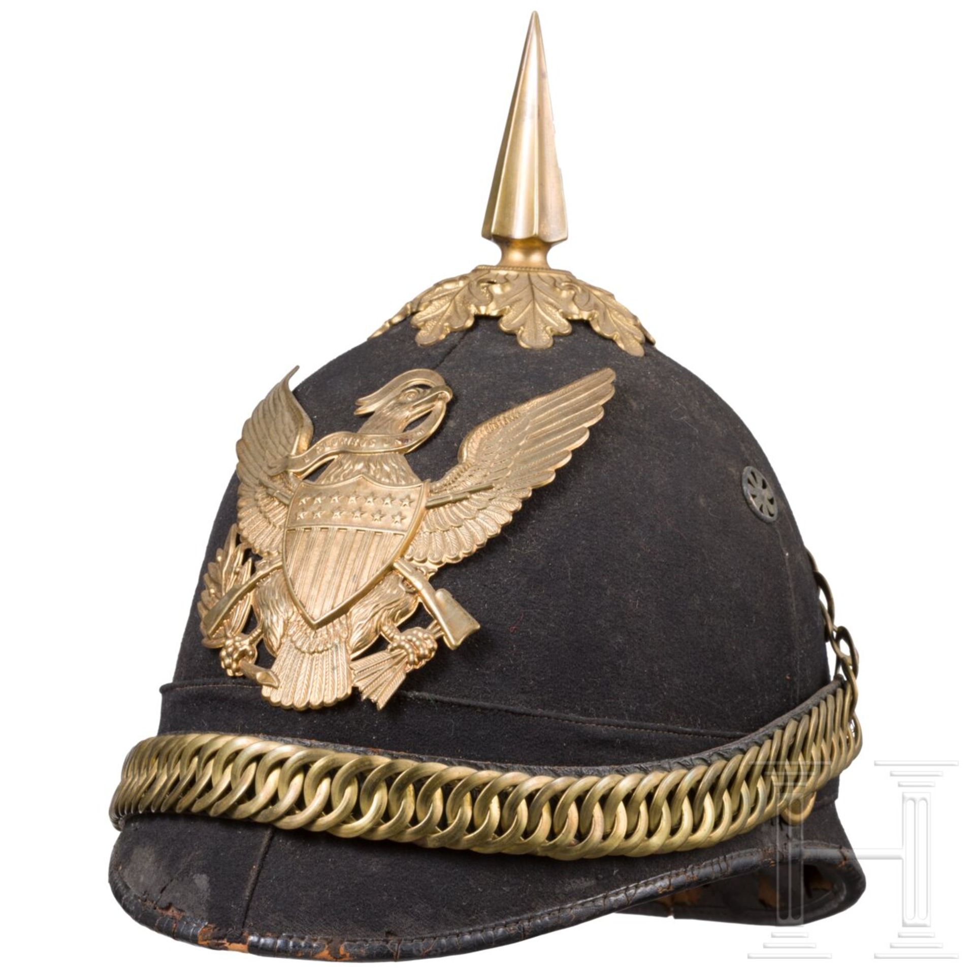 Helm M 1881 für Angehörige der US-Infanterie