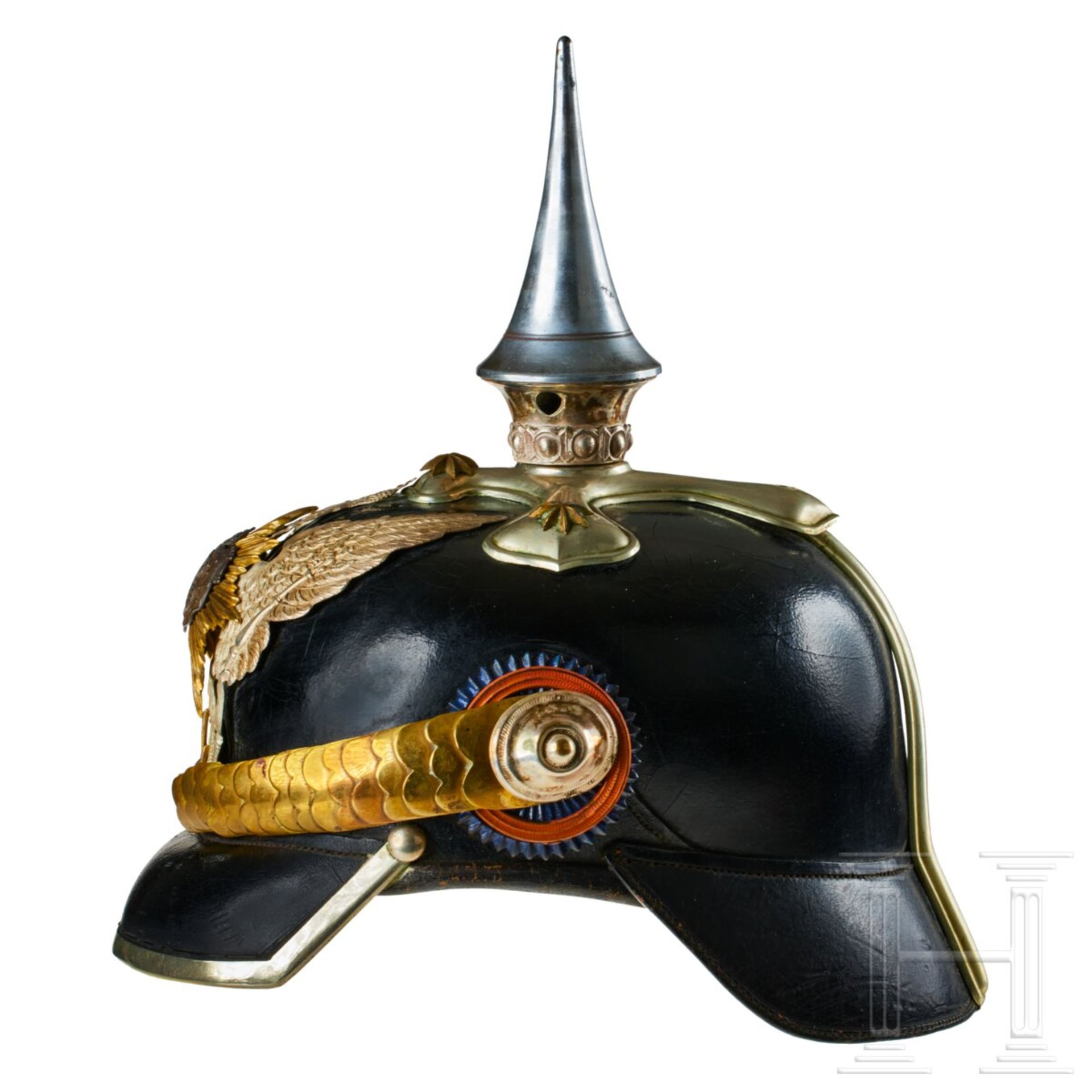 A helmet for Oldenburg 19th Dragoon Regiment Reserve Officers - Image 4 of 11