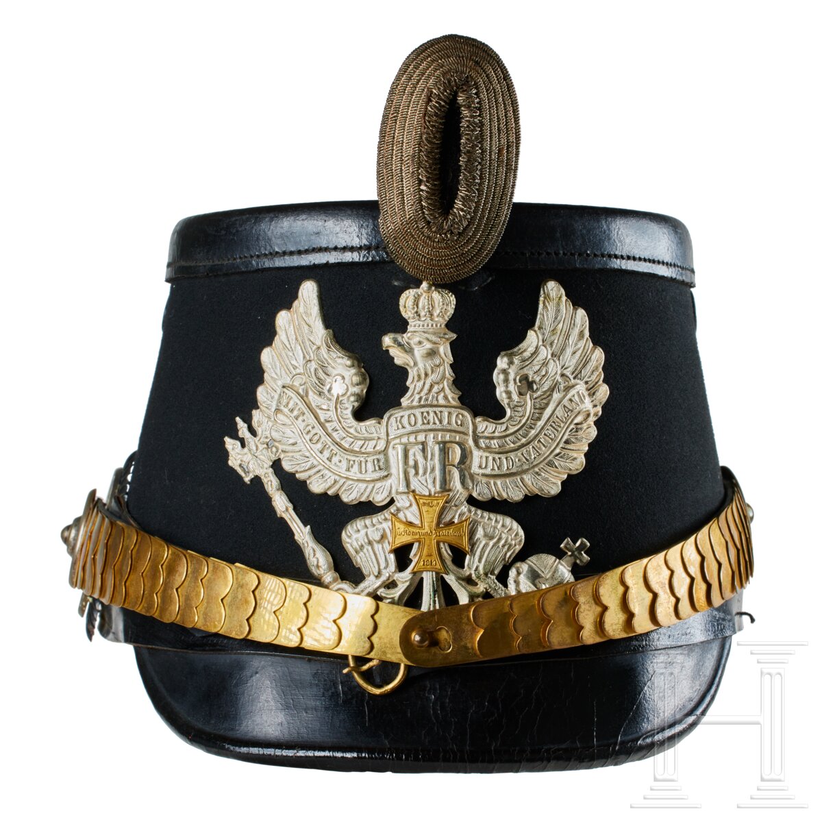 A shako for Prussian Telegraph Reserve Officers - Image 2 of 8