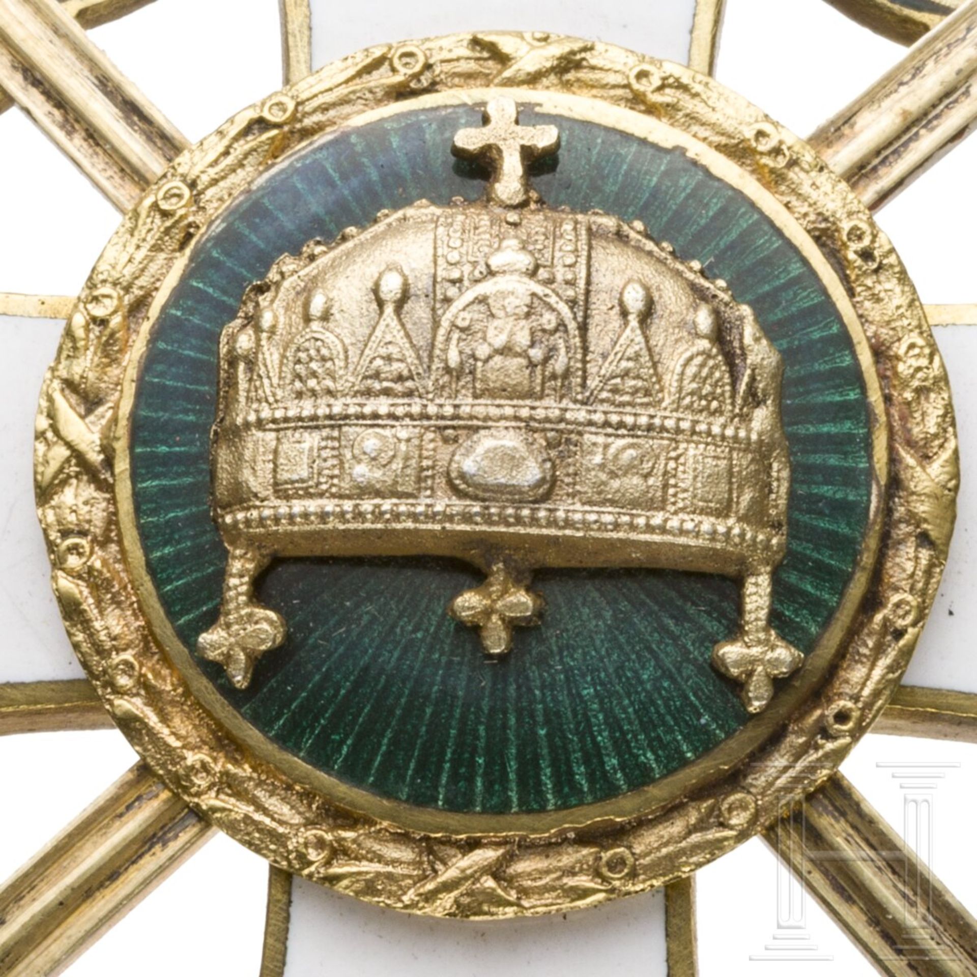 Orden der Heiligen Krone - Offizierskreuz mit Schwertern, um 1942 - Bild 5 aus 5