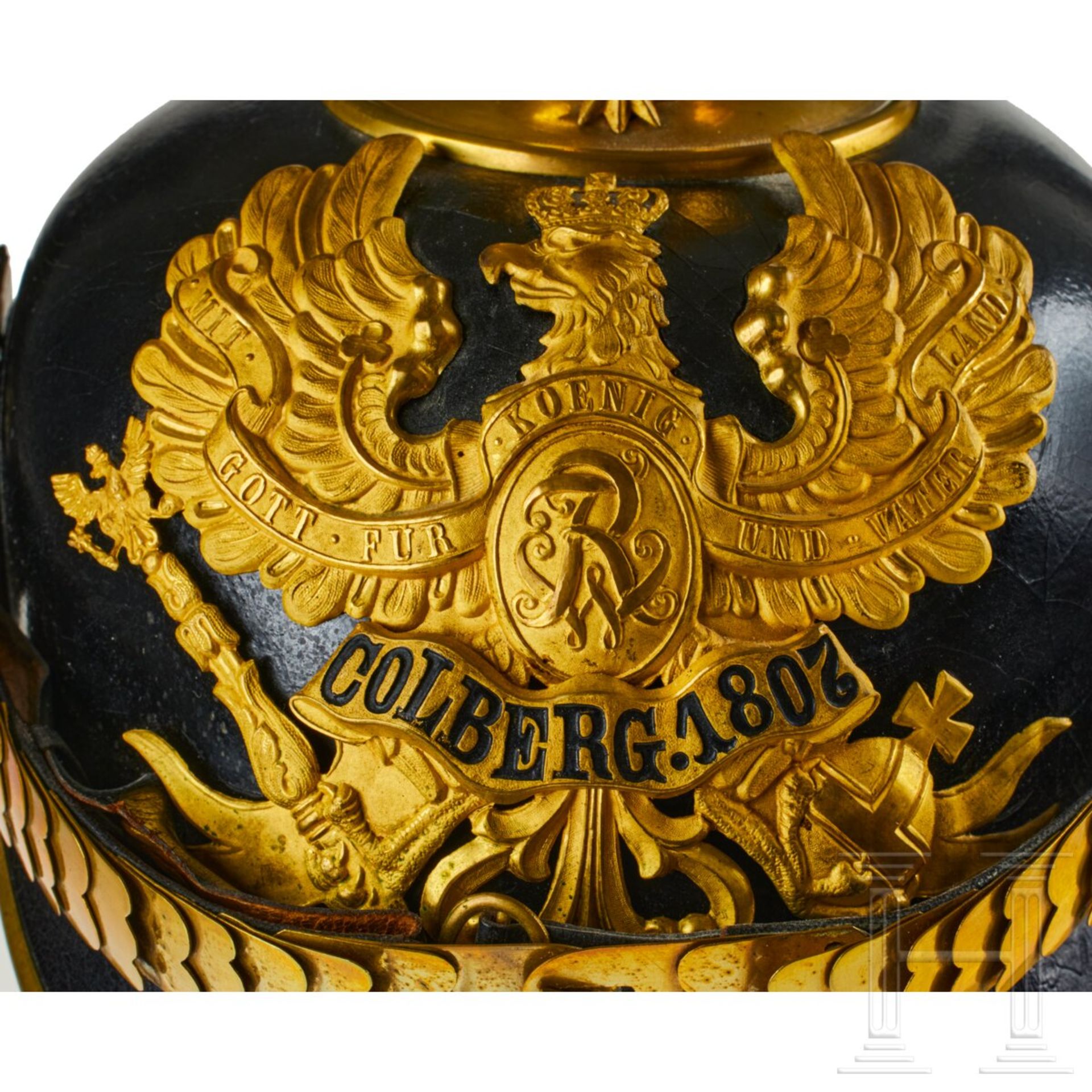 A helmet for Prussian Field Artillery Regt. 2 Officers - Bild 3 aus 9