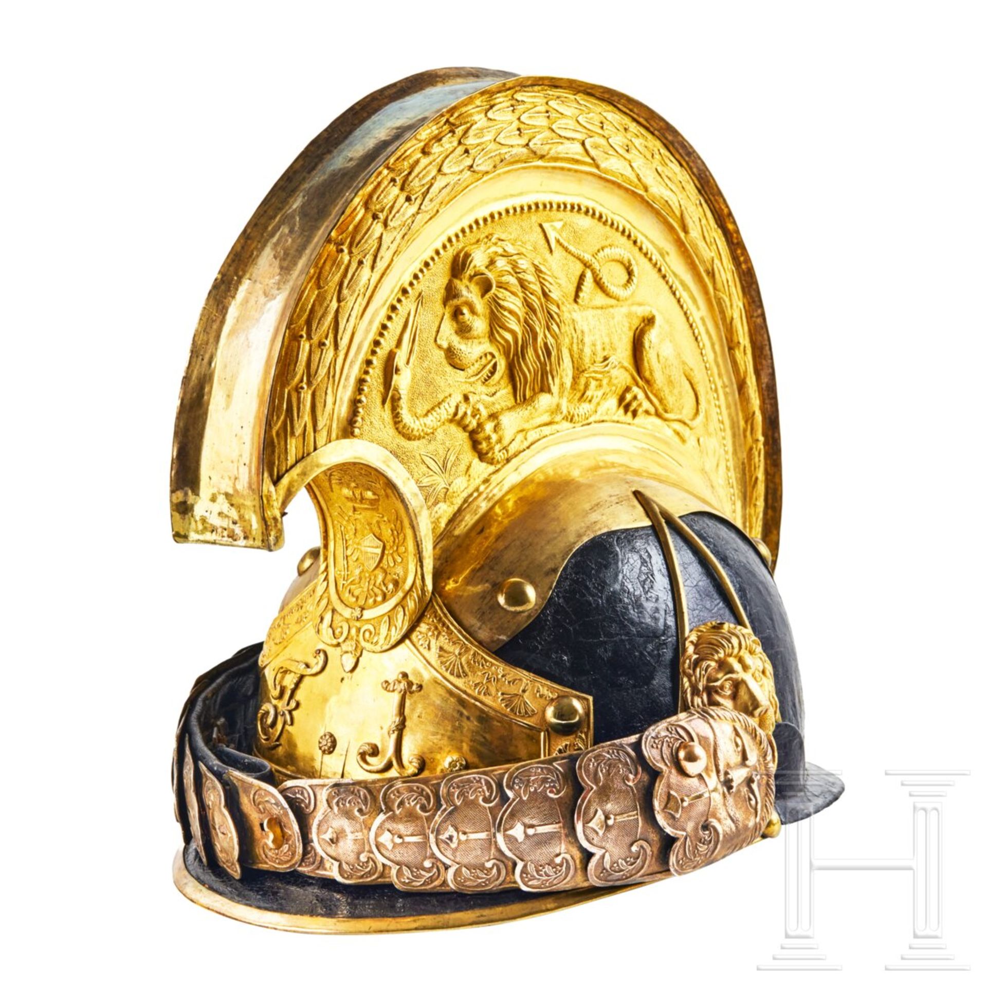 Helm M 1836 für Dragoner-Offiziere, Österreich