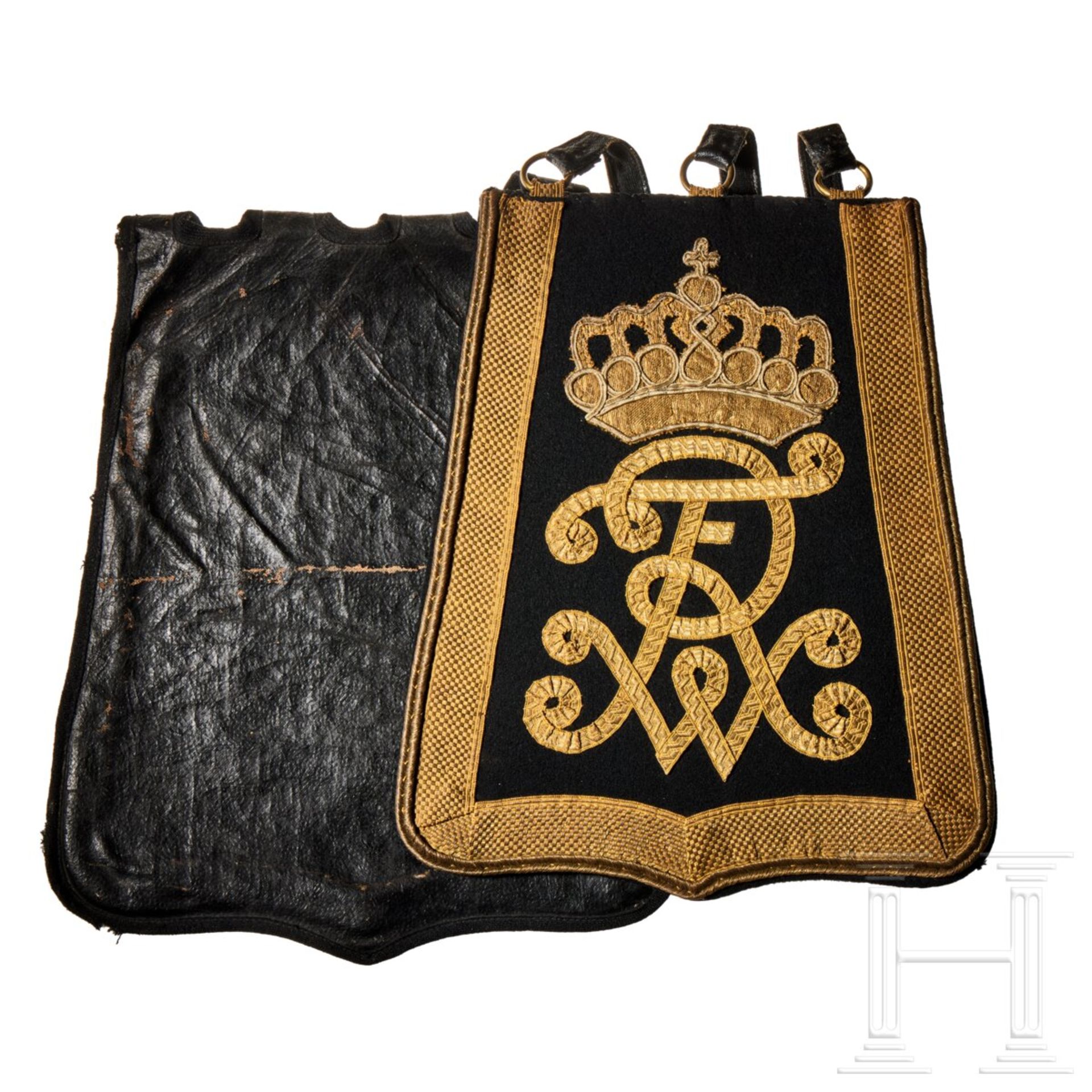 A "Säbeltasche" (sabretache) for Prussian Hussar Officers