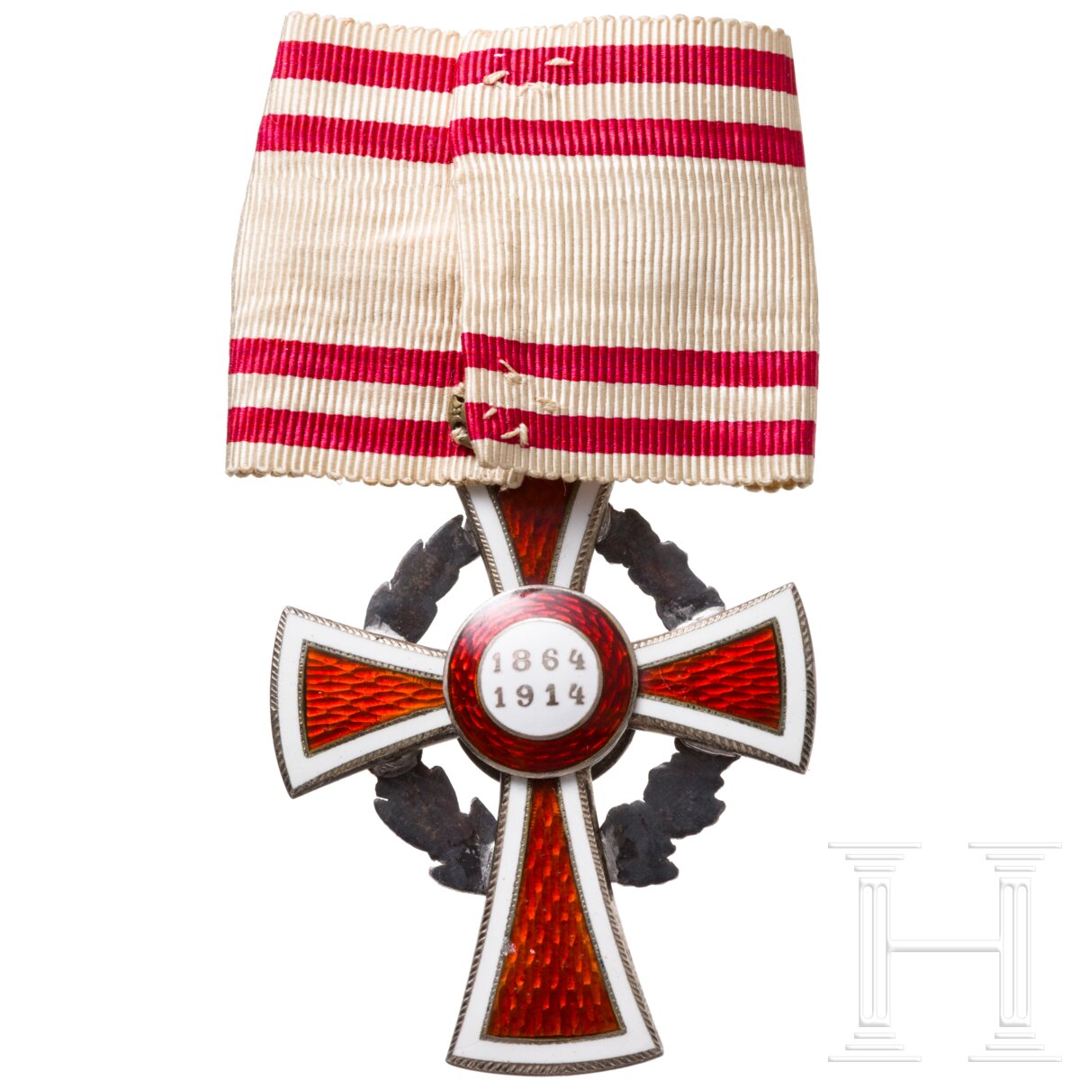 Ehrenzeichen vom Roten Kreuz 1. Klasse mit Kriegsdekoration - Image 2 of 2