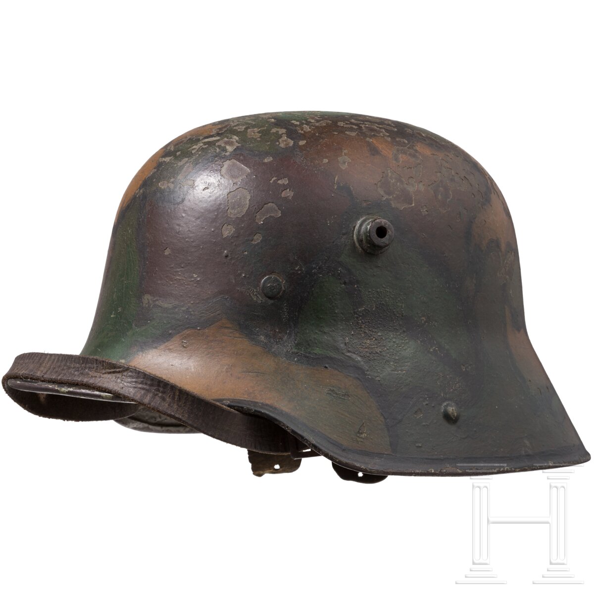 Stahlhelm M 1916 in Mimikry-Tarnanstrich