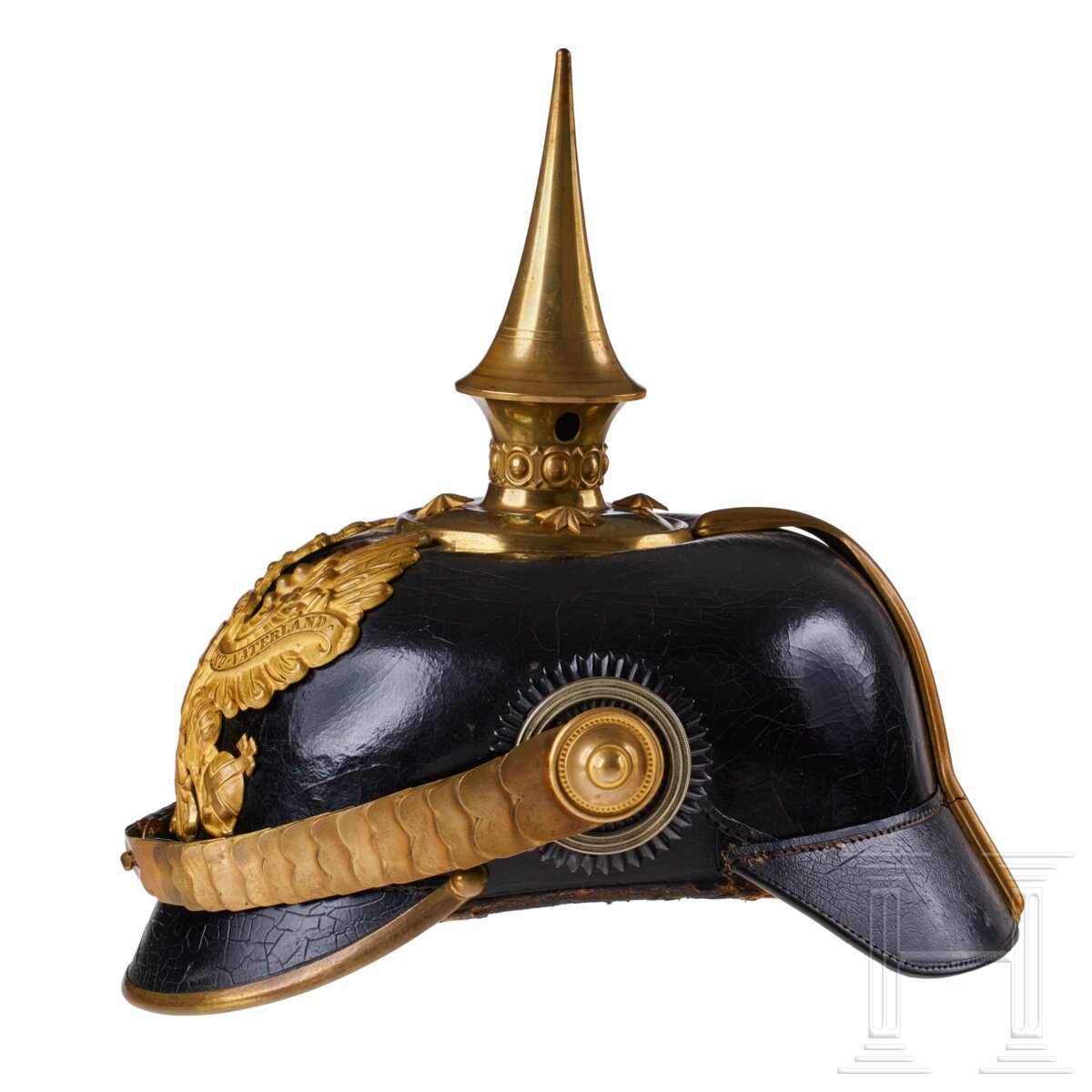 A Prussian Infantry Officer's Visor Hat - Image 4 of 10