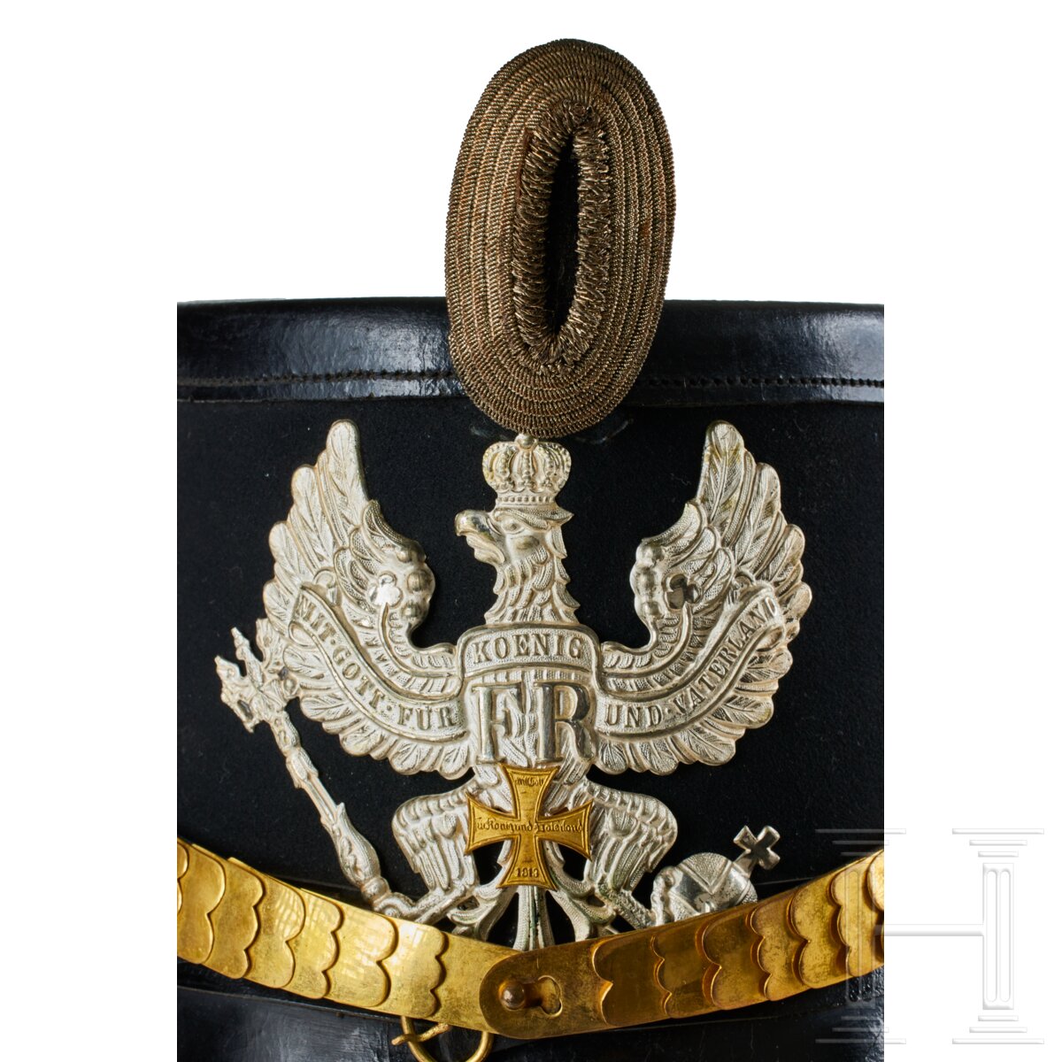 A shako for Prussian Telegraph Reserve Officers - Image 3 of 8