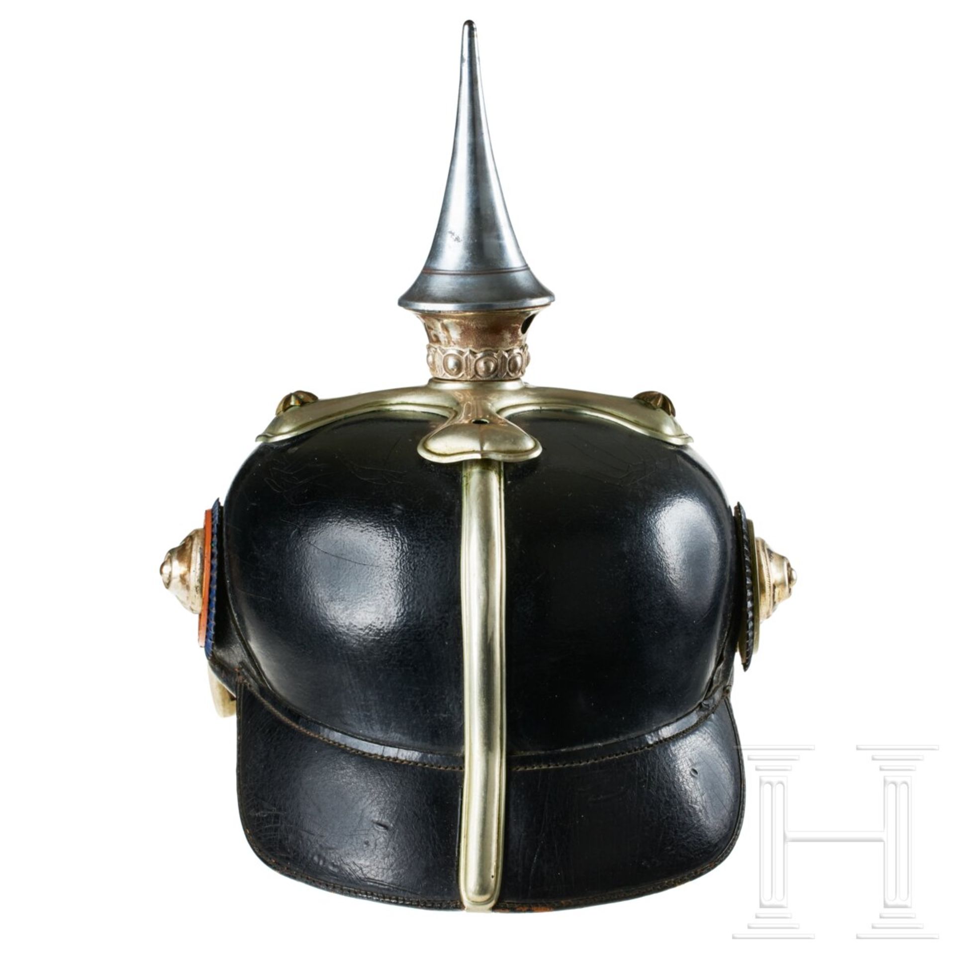 A helmet for Oldenburg 19th Dragoon Regiment Reserve Officers - Image 5 of 11