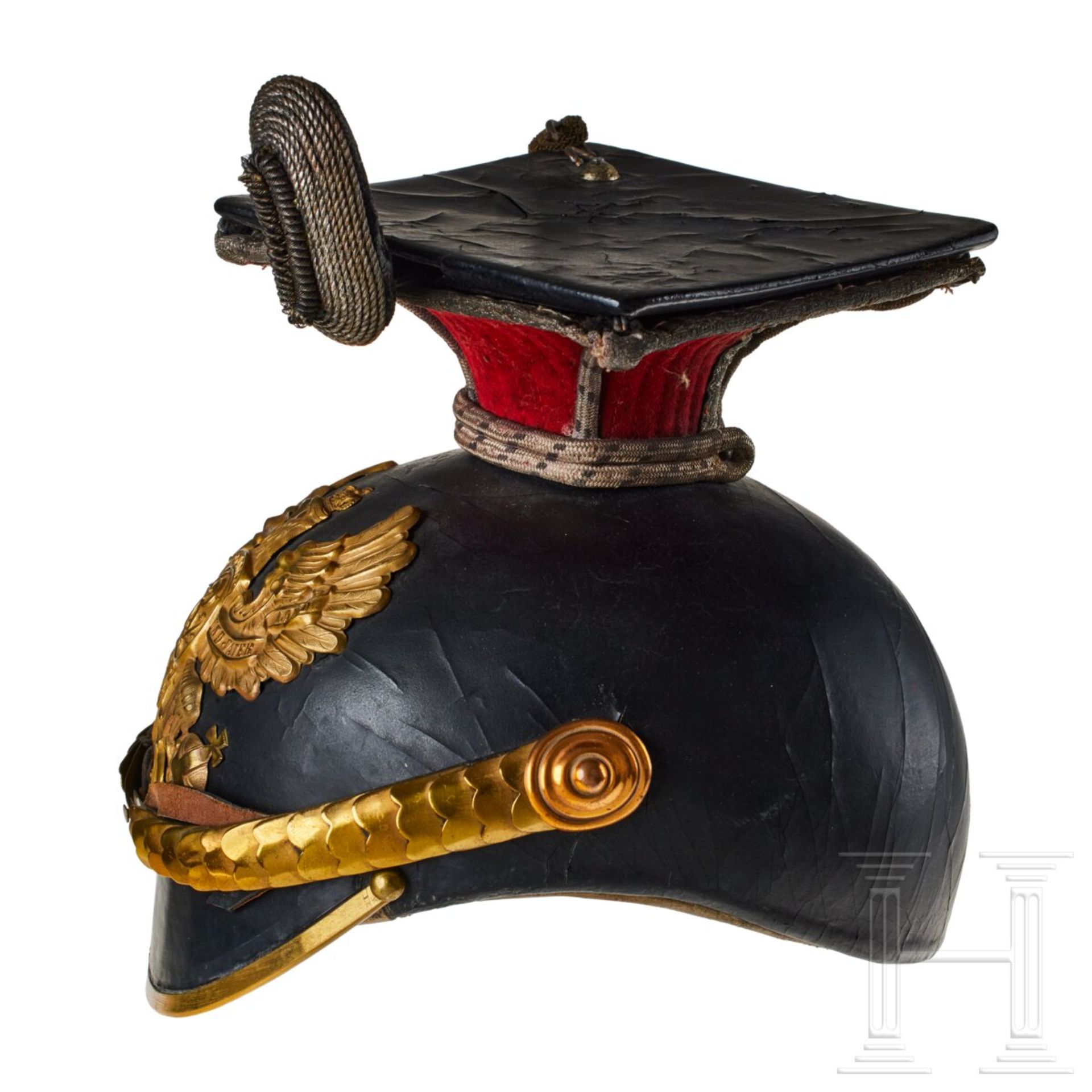 A Prussian 2nd Uhlan Officers czapka - Image 7 of 9