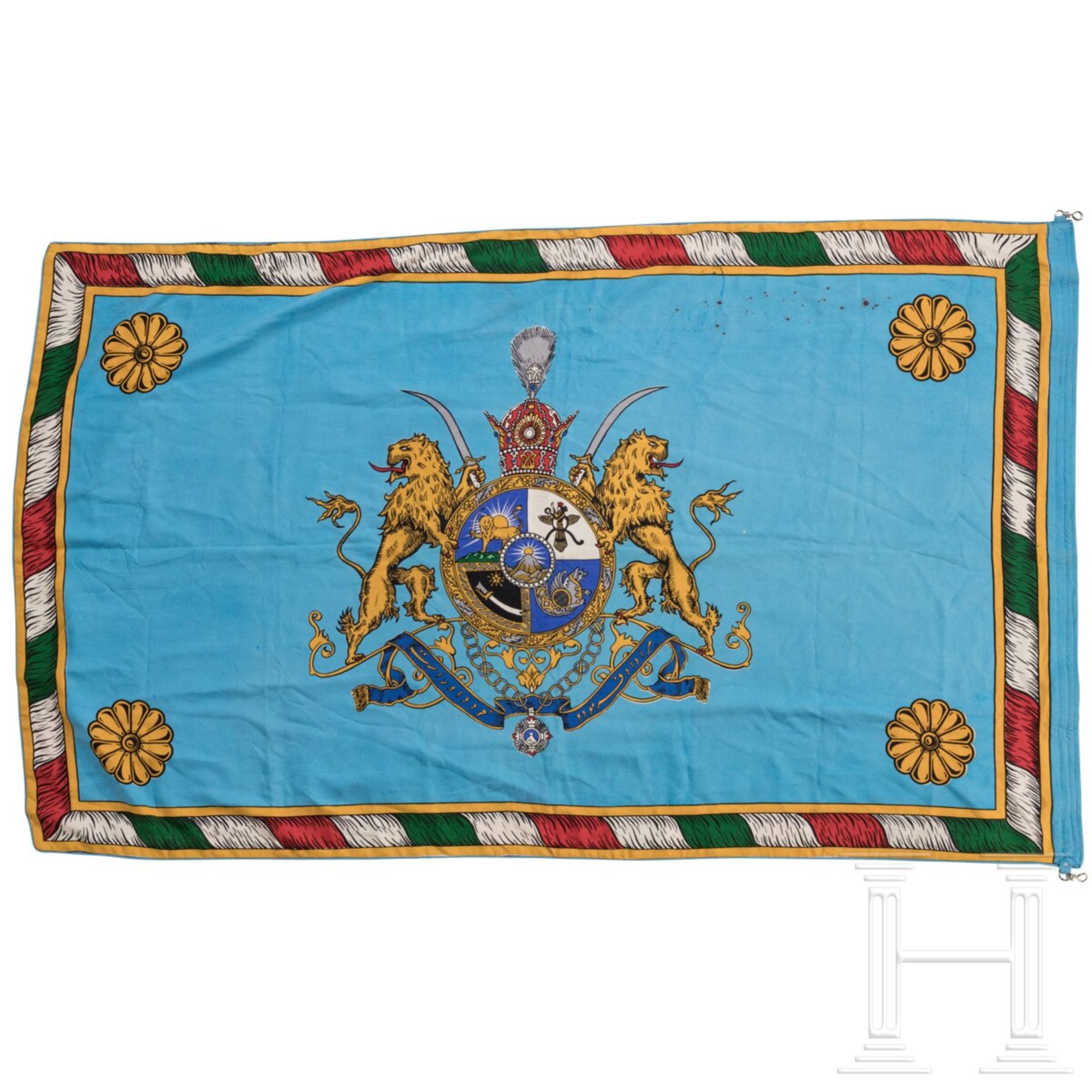 Schah Mohammad Reza Pahlavi (1919 - 1980) - kaiserlich Zeremonialflagge - Image 2 of 3