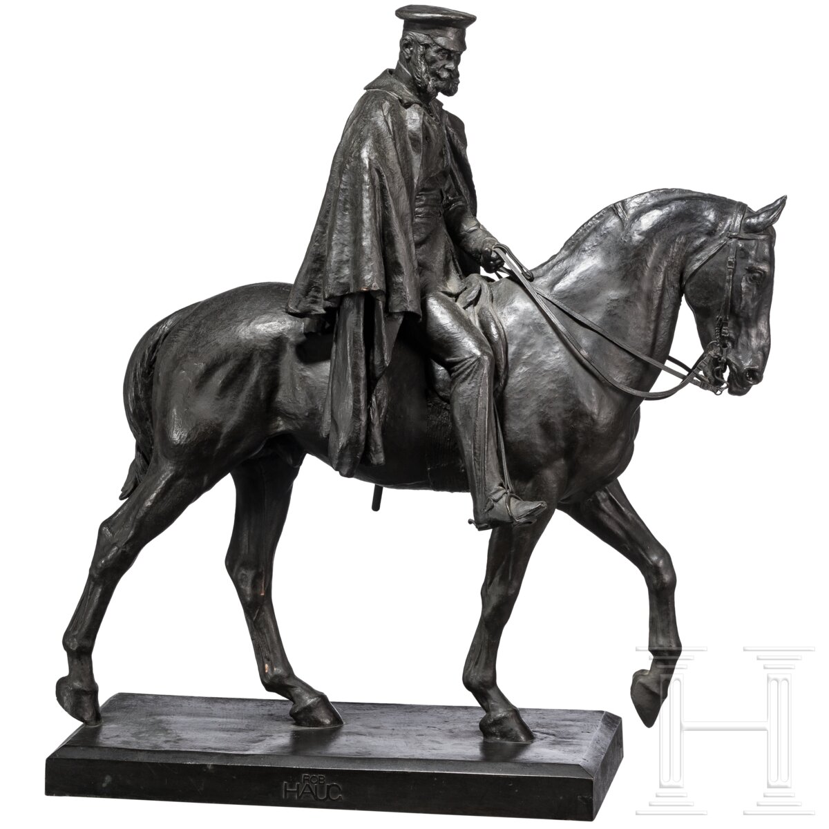 Kaiser Wilhelm I. - monumentale Reiterfigur, datiert 1901 - Image 2 of 11