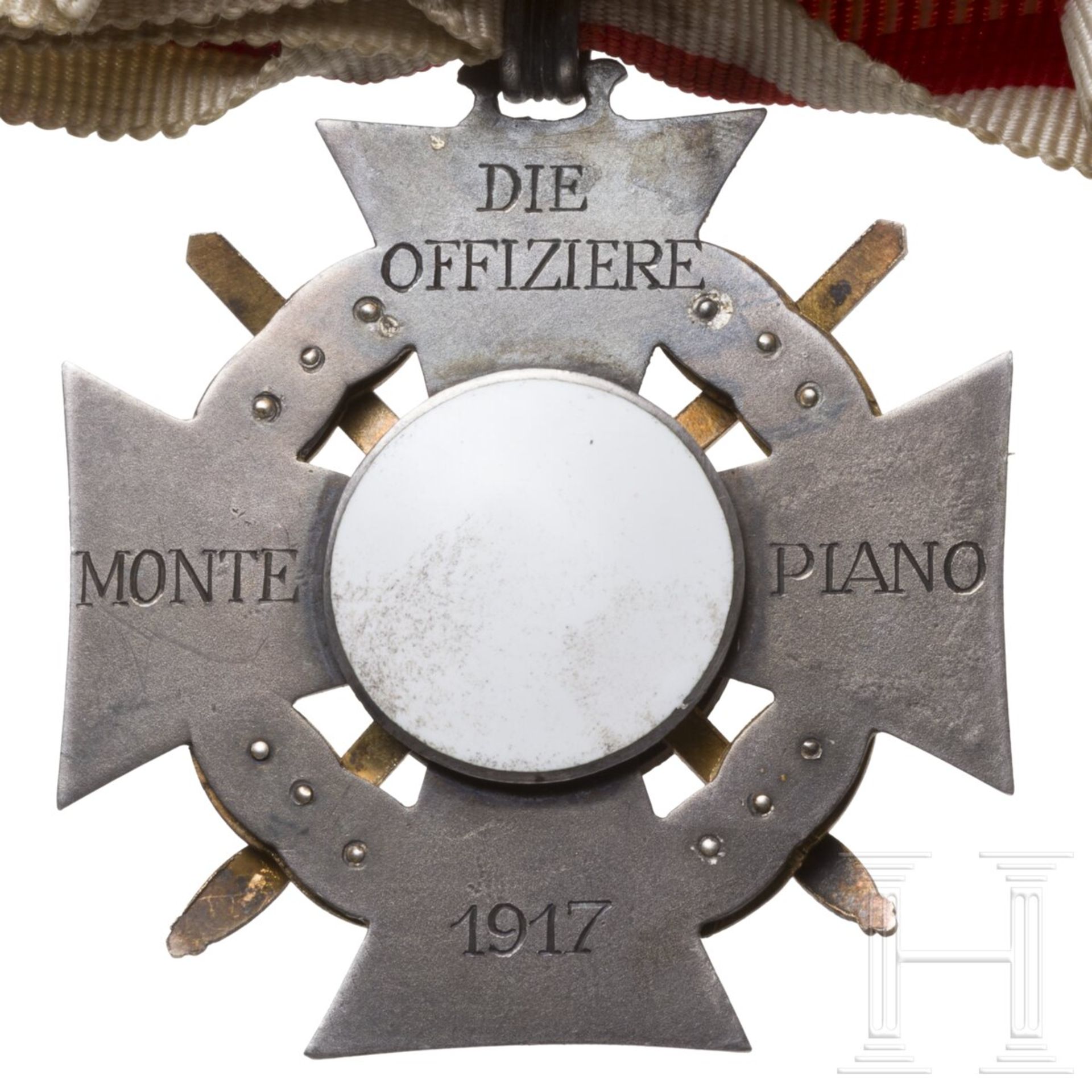 Militärverdienstkreuz 2. Klasse mit Schwertern, Kriegsdekoration und Widmung - Bild 5 aus 5