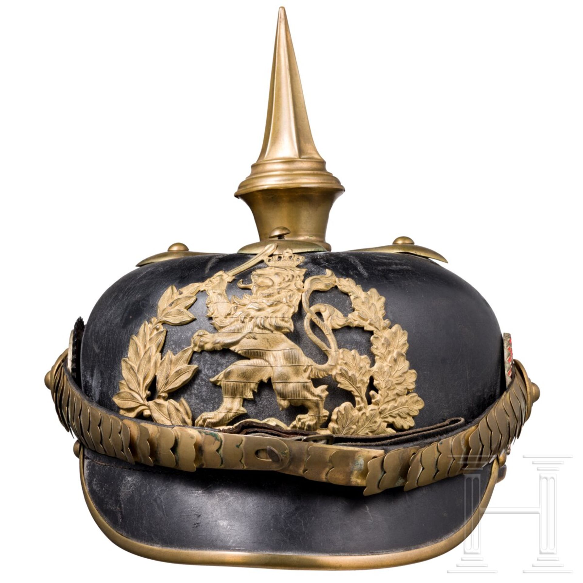 Helm für Offiziere der hessischen Infanterie, um 1910 - Image 2 of 7