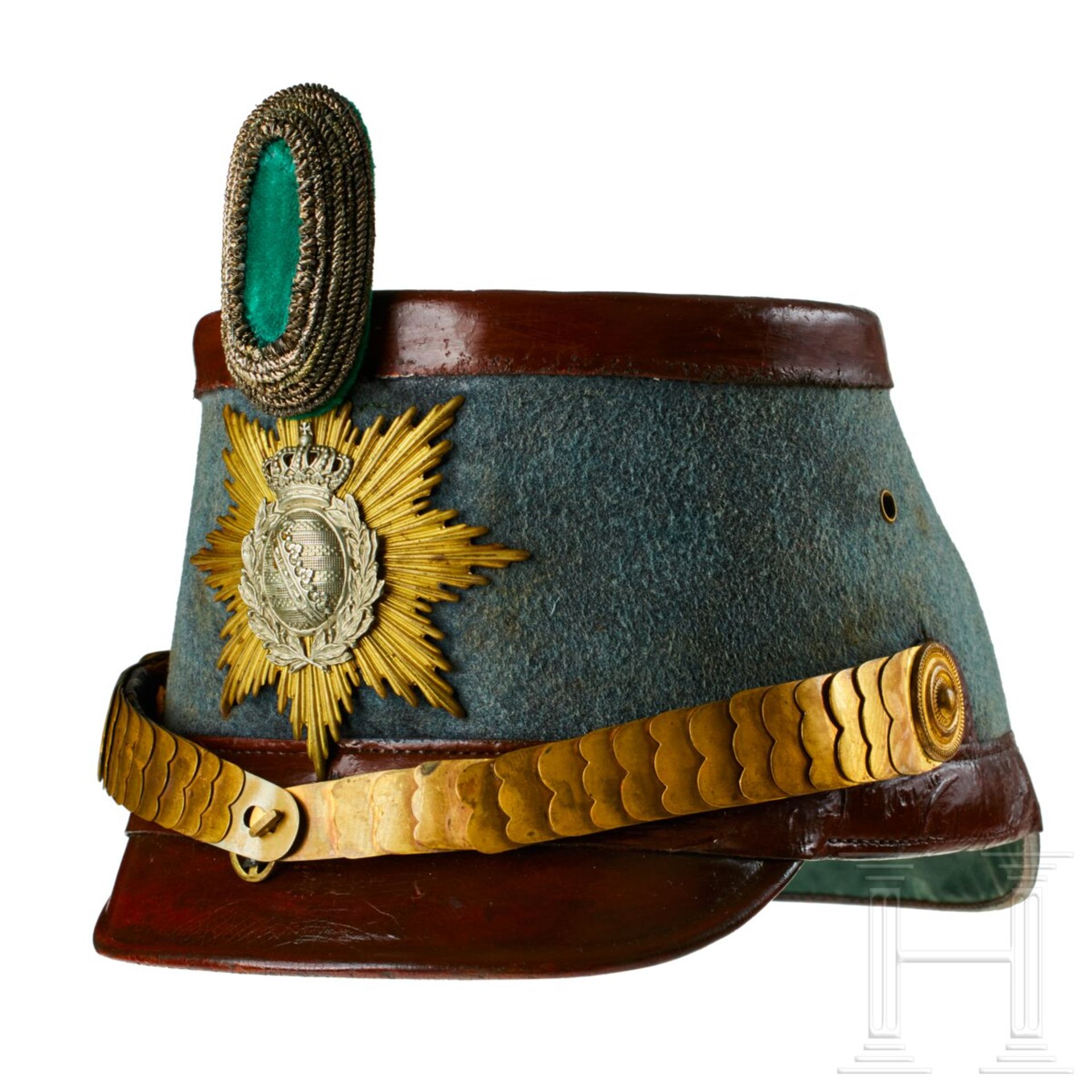 A shako for Saxon Machine Gun Officers