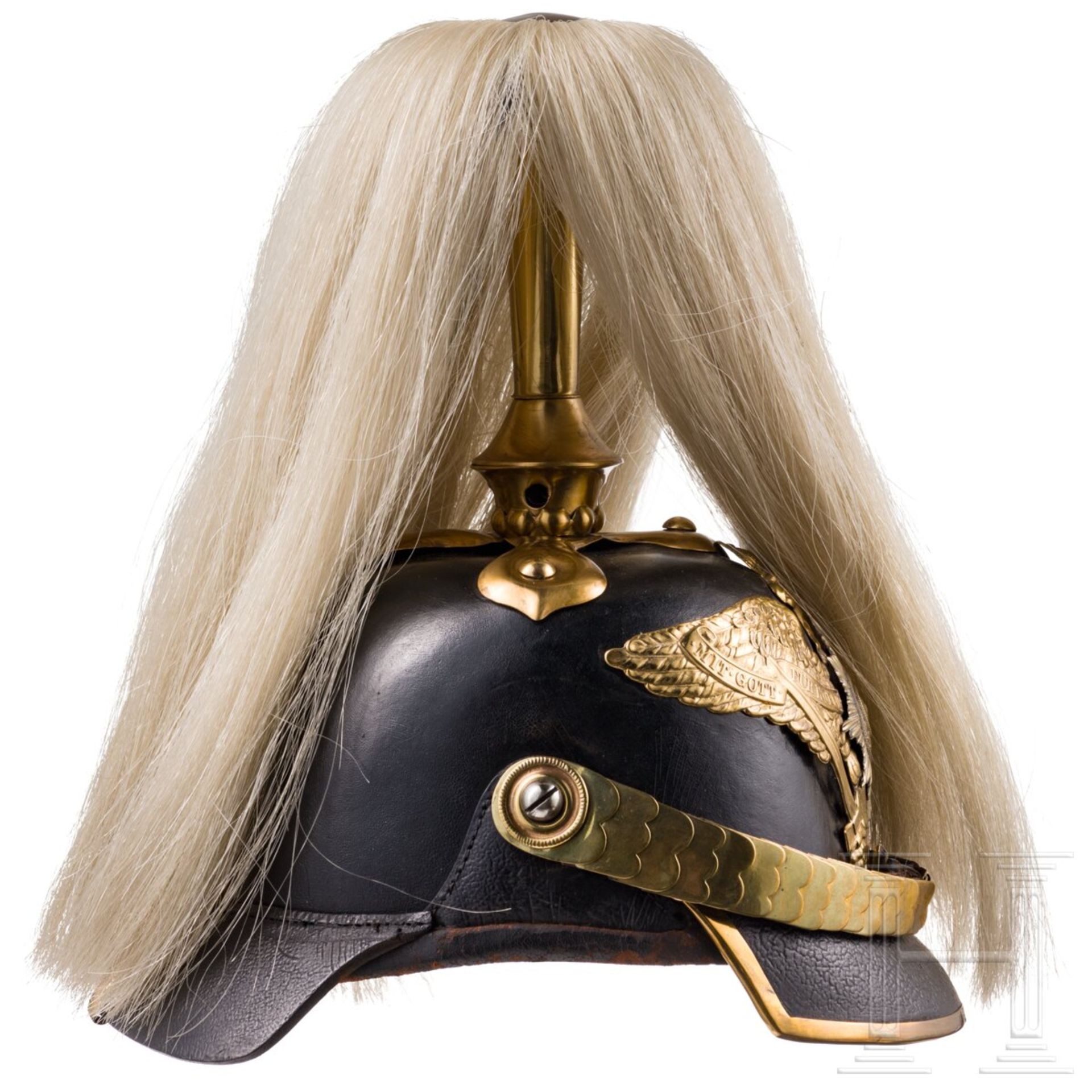 Helm M 1860 für Mannschaften im Königin-Elisabeth-Garde-Grenadier-Regiment Nr. 3 - Bild 2 aus 7