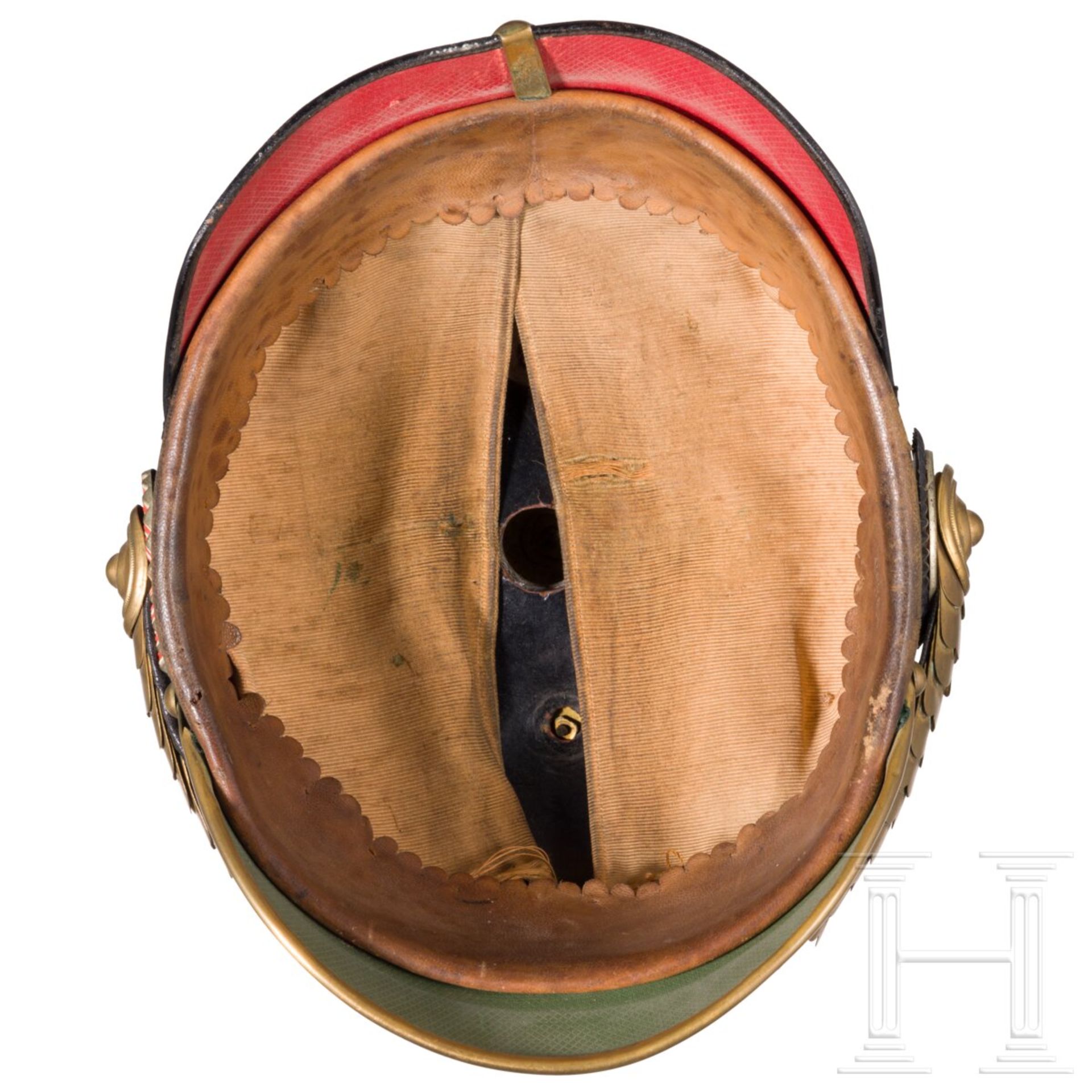 Helm für Offiziere der hessischen Infanterie, um 1910 - Image 4 of 7