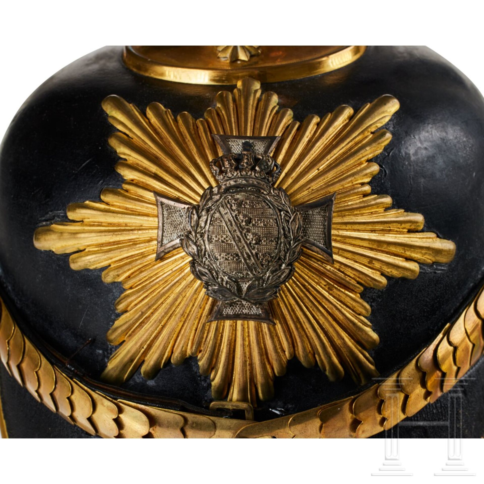 A helmet for Saxon Field Artillery Reserve Officers - Bild 3 aus 9