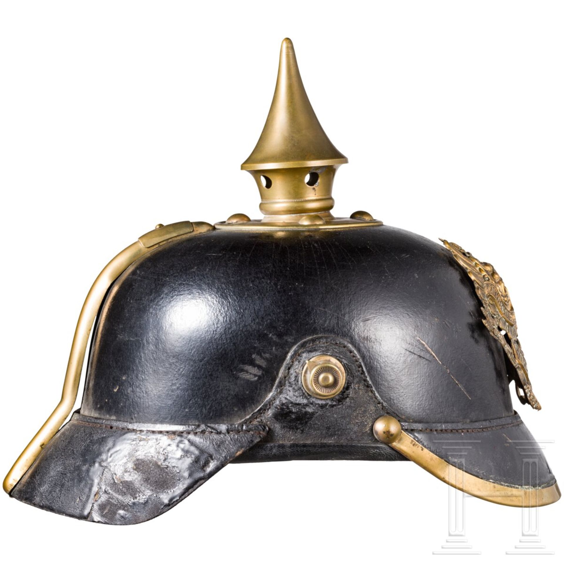 Helm M 1895 für Mannschaften im Infanterie-Regiment von Winterfeldt (2. Oberschlesisches) Nr. 23 - Image 2 of 6