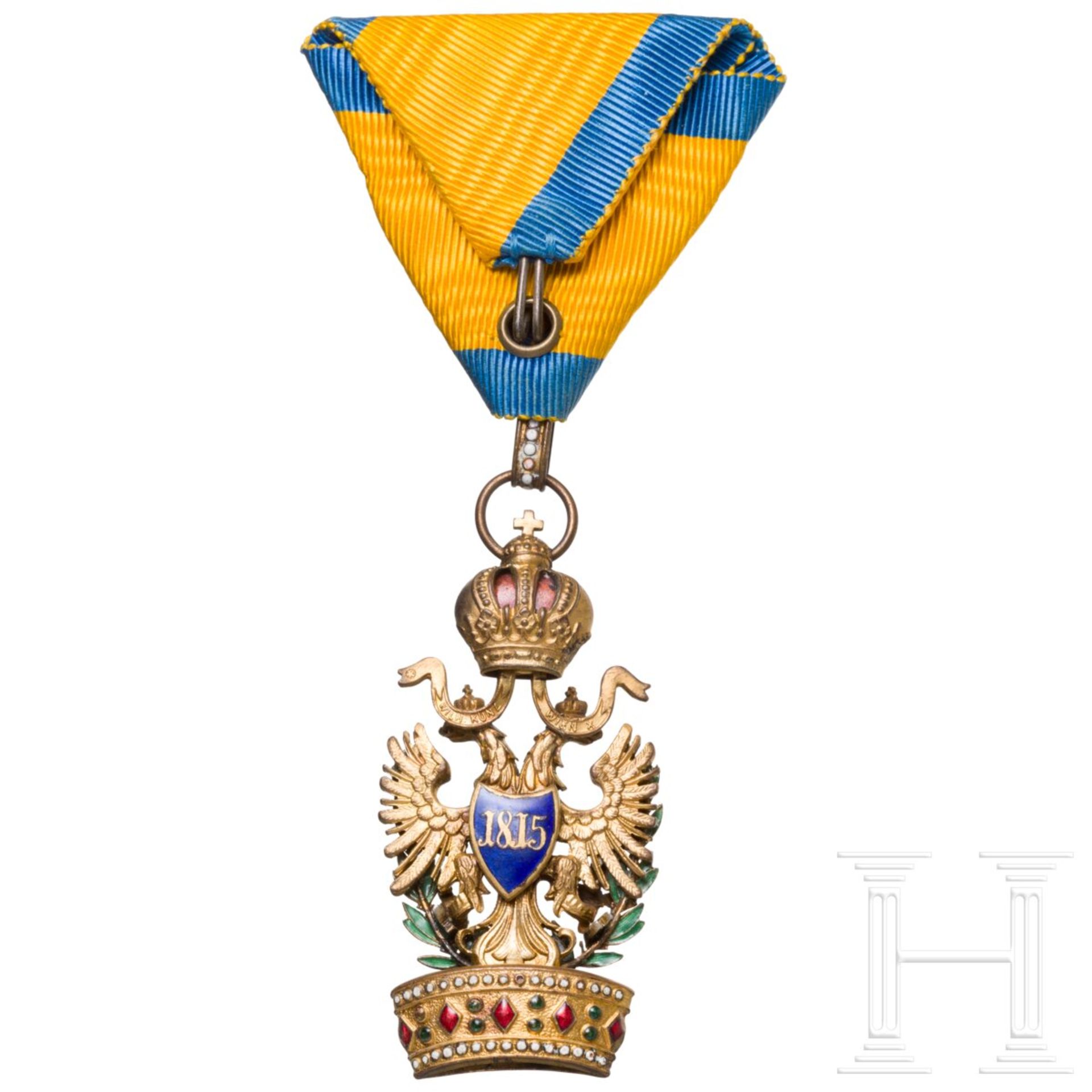 Orden der Eisernen Krone 3. Klasse mit Kriegsdekoration, Kunz in Wien - Bild 2 aus 4