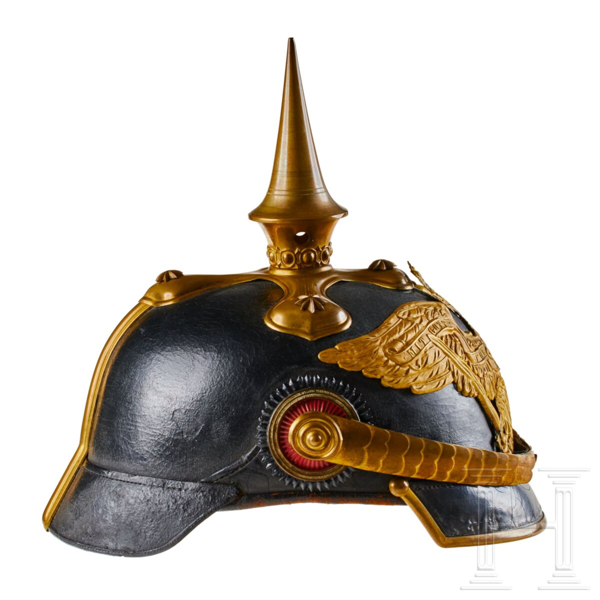 A helmet for Officers of the Prussian Dragoon Regt. 1, with bush - Image 6 of 13