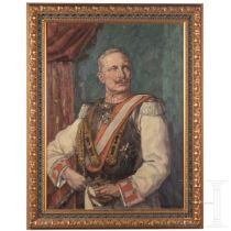Heinz Heinrichs (1886 - 1957) - Kaiser Wilhelm II. in der Uniform der Gardes du Corps