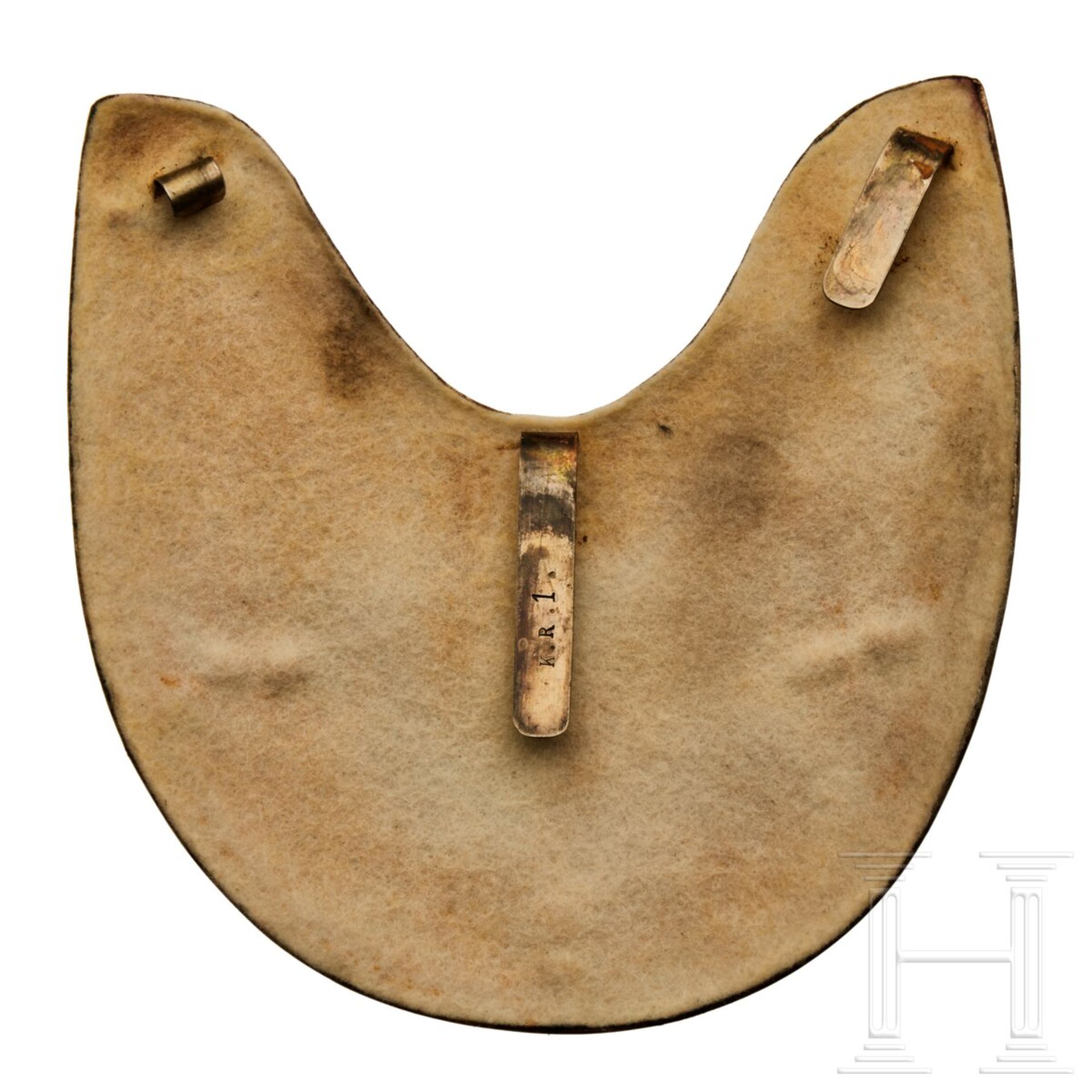 A "Ringkragen" (gorget) for Prussian 1st Kürassier Regiment Enlisted Men - Image 2 of 3