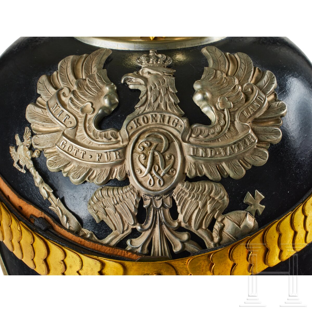 A helmet for Prussian Pioneer Battalion 1 Officers - Image 3 of 8