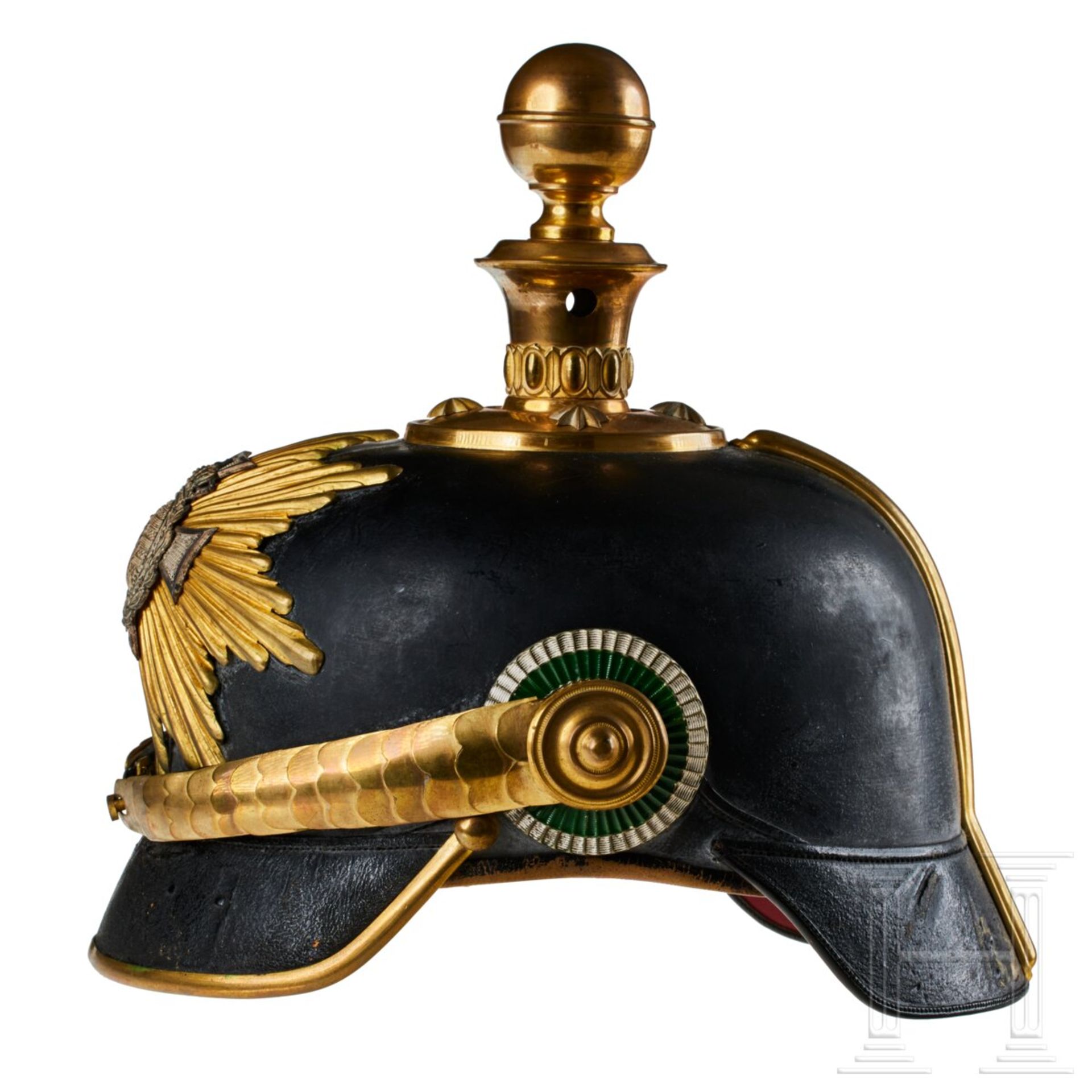 A helmet for Saxon Field Artillery Reserve Officers - Bild 4 aus 9