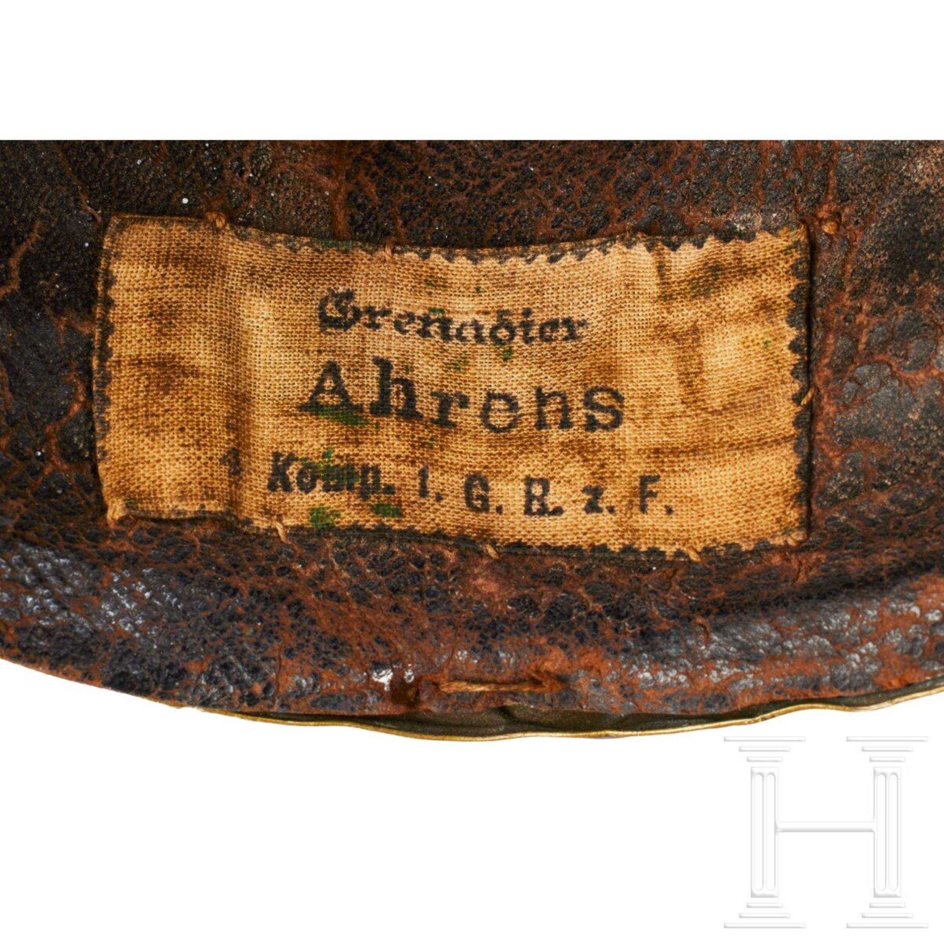 A German miter parade hat of Guard Infantry - Bild 7 aus 7