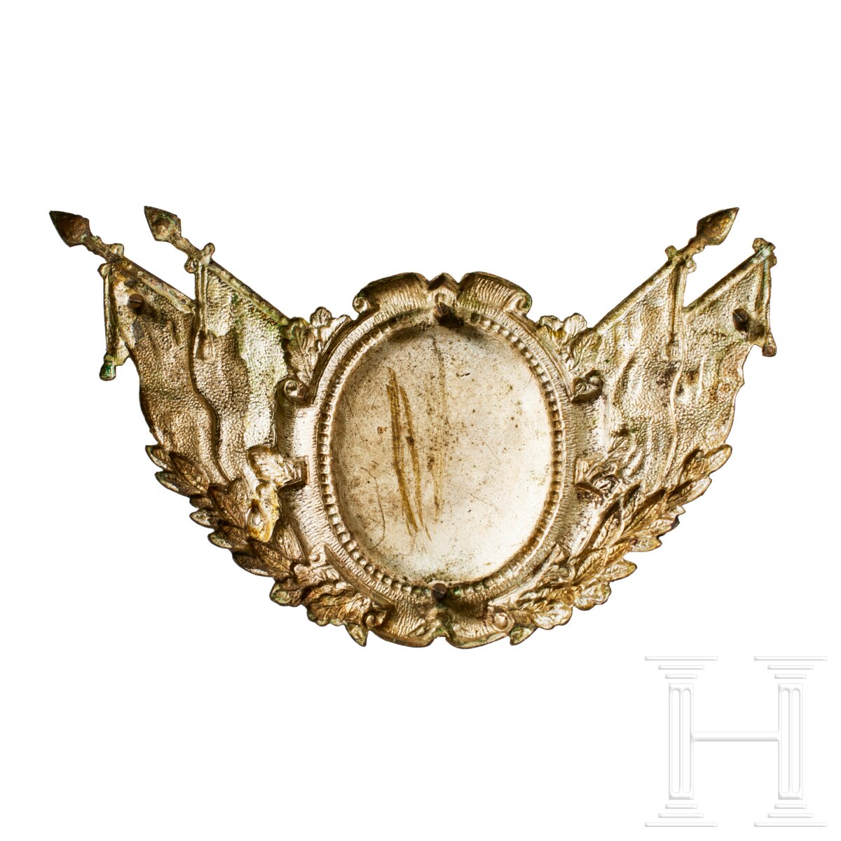 A Prussian Veteran Shooting Club Gorget Center Trophy - Image 2 of 3