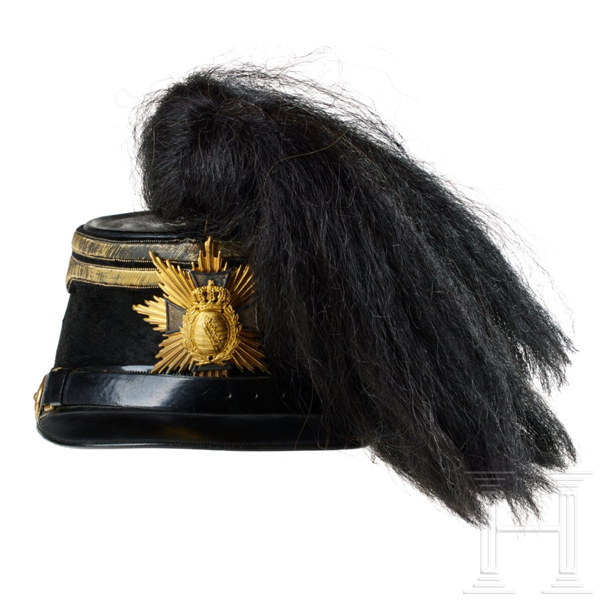 A shako for Saxon Fusilier Regiment 108 Reserve Officers - Image 2 of 8