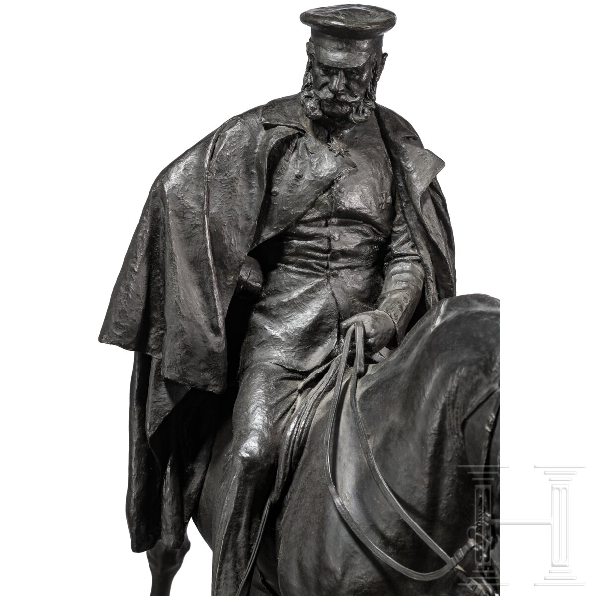 Kaiser Wilhelm I. - monumentale Reiterfigur, datiert 1901 - Image 5 of 11