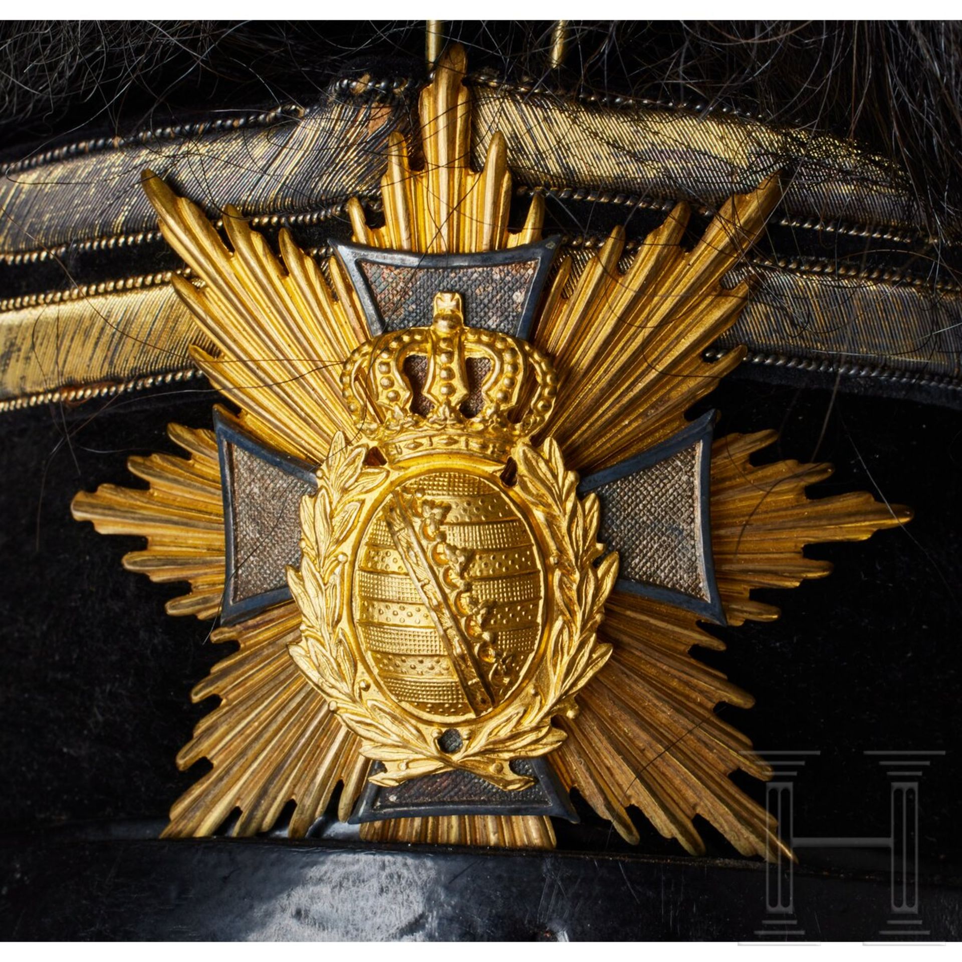 A shako for Saxon Fusilier Regiment 108 Reserve Officers - Image 8 of 8