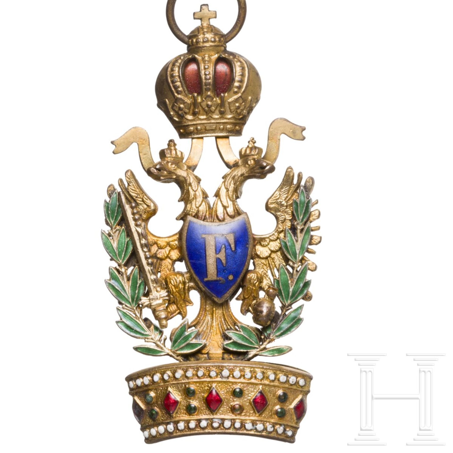 Orden der Eisernen Krone 3. Klasse mit Kriegsdekoration, Kunz in Wien - Bild 3 aus 4