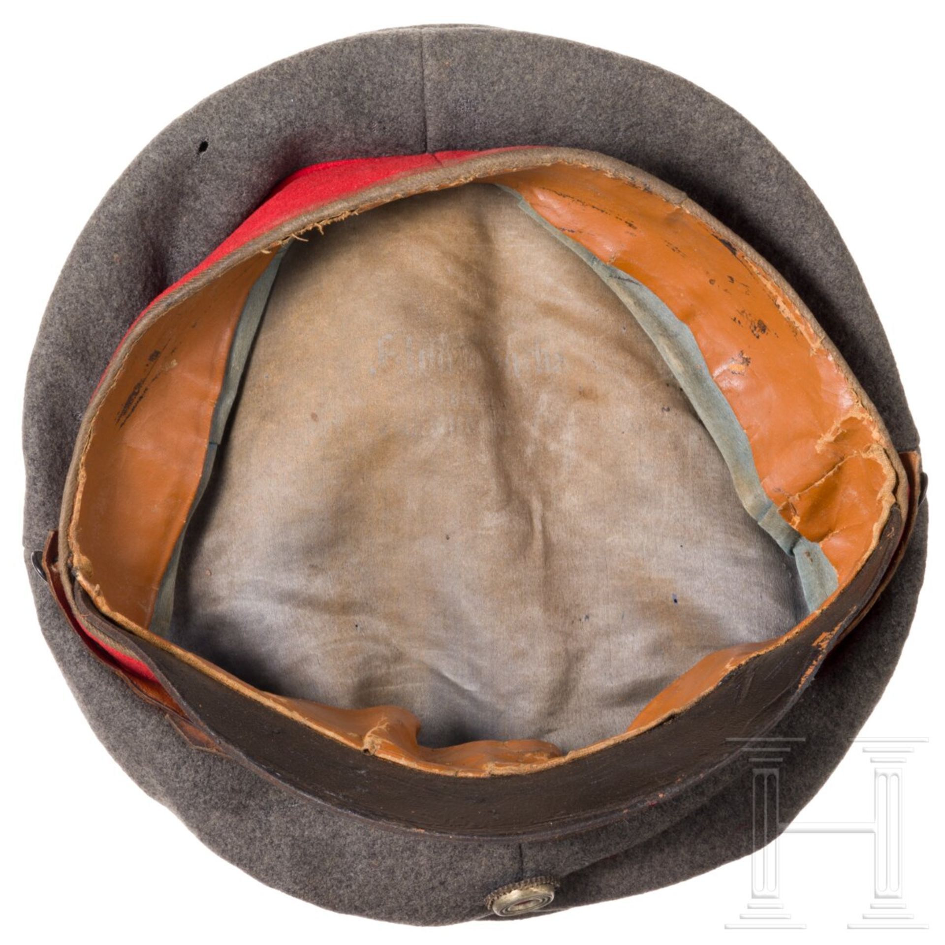 Feldgraue Schirmmütze für Offiziere der hessischen Armee sowie bayerisches Portepee - Image 5 of 6