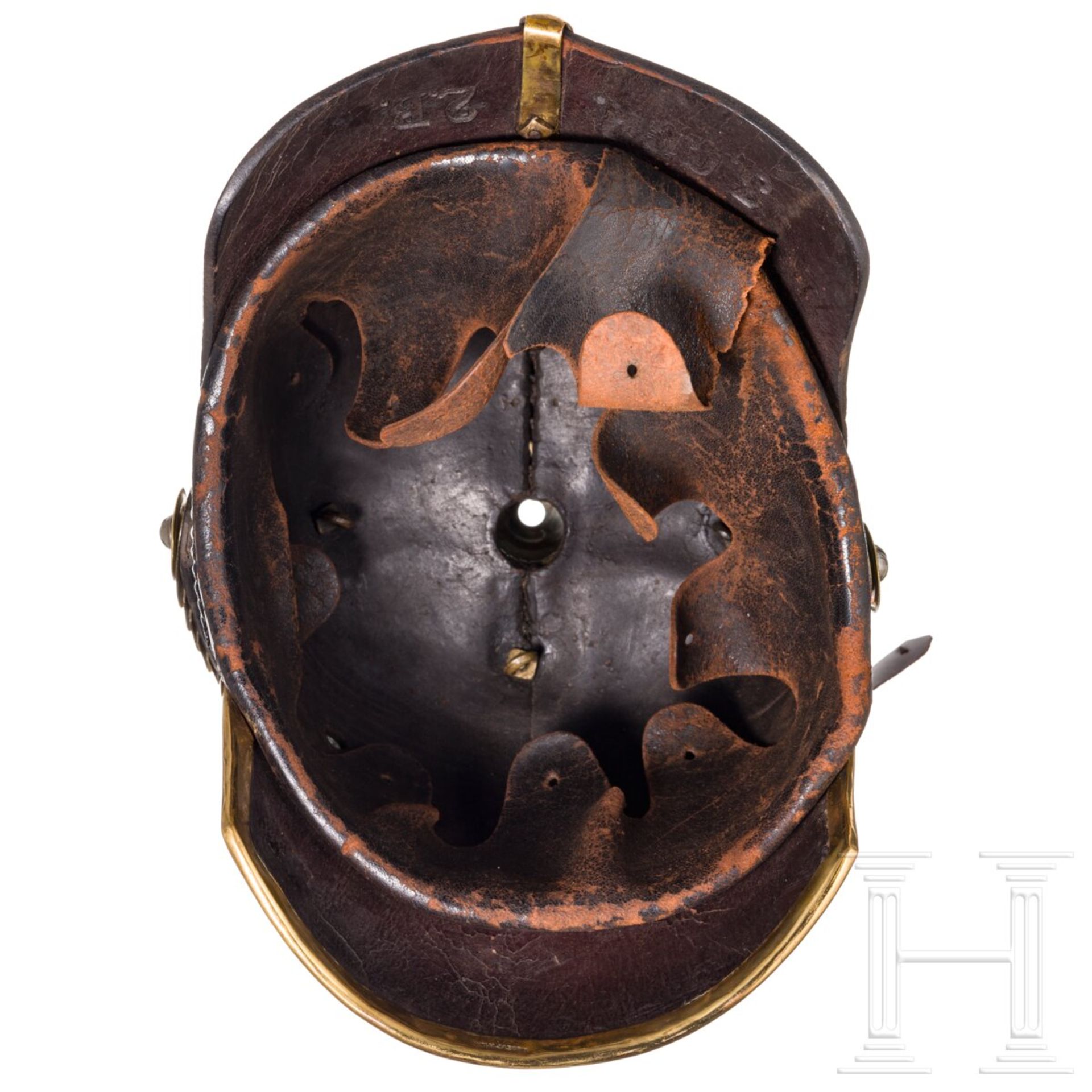 Helm M 1860 für Mannschaften im Königin-Elisabeth-Garde-Grenadier-Regiment Nr. 3 - Bild 3 aus 7