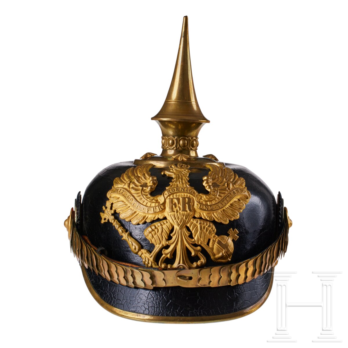 A Prussian Infantry Officer's Visor Hat - Image 2 of 10