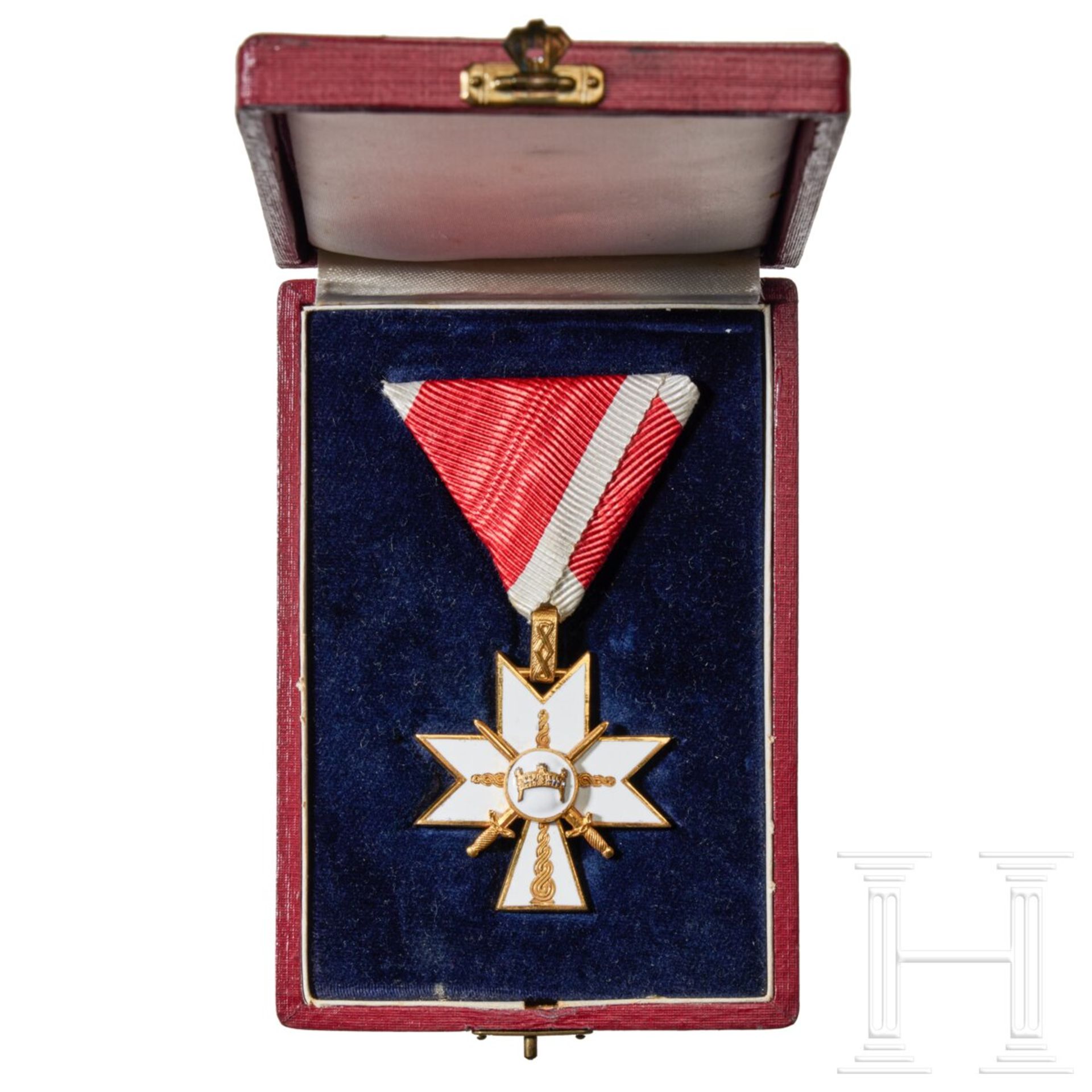 A Croatian Order of King Zvonimir 3rd Class with Swords