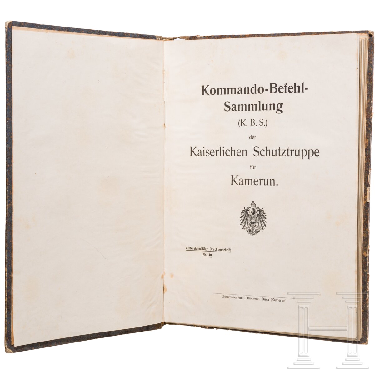 "Kommando-Befehl-Sammlung" der Kaiserlichen Schutztruppe für Kamerun, datiert 1913 - Image 2 of 6