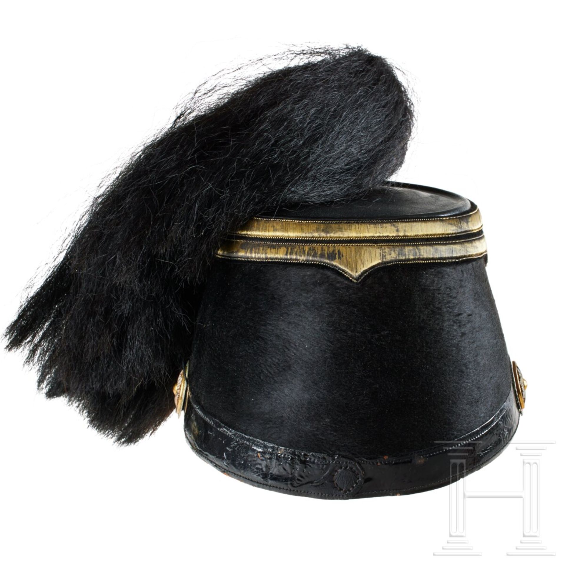 A shako for Saxon Fusilier Regiment 108 Reserve Officers - Image 4 of 8