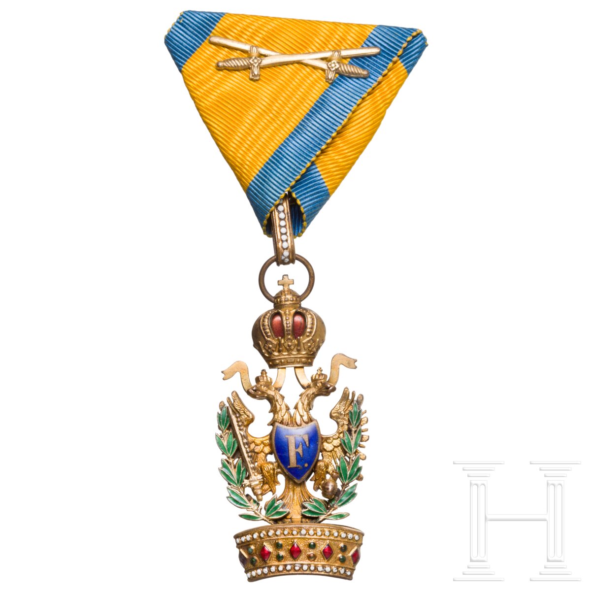 Orden der Eisernen Krone 3. Klasse mit Kriegsdekoration, Kunz in Wien