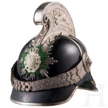 Kammhelm für Offiziere der Königlich Sächsischen Gendarmerie, 1878 - 1918